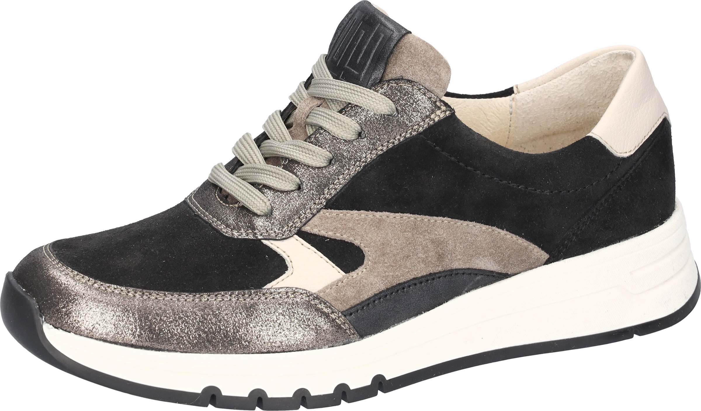 Waldläufer Keilsneaker »H-APRIL«, Bequemschuh, Halbschuh, Schnürschuh, komfortable Weite H (= sehr weit)