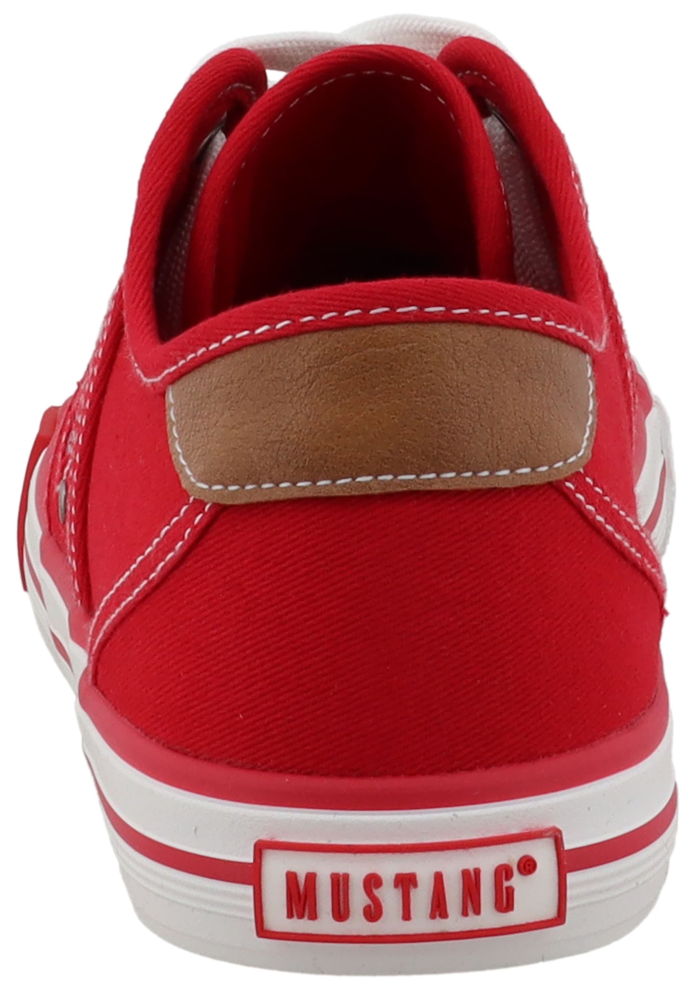 Mustang Shoes Sneaker »Winona«  Freizeitschuh, Halbschuh, Schnürschuh mit seitlichem Logoschriftzug