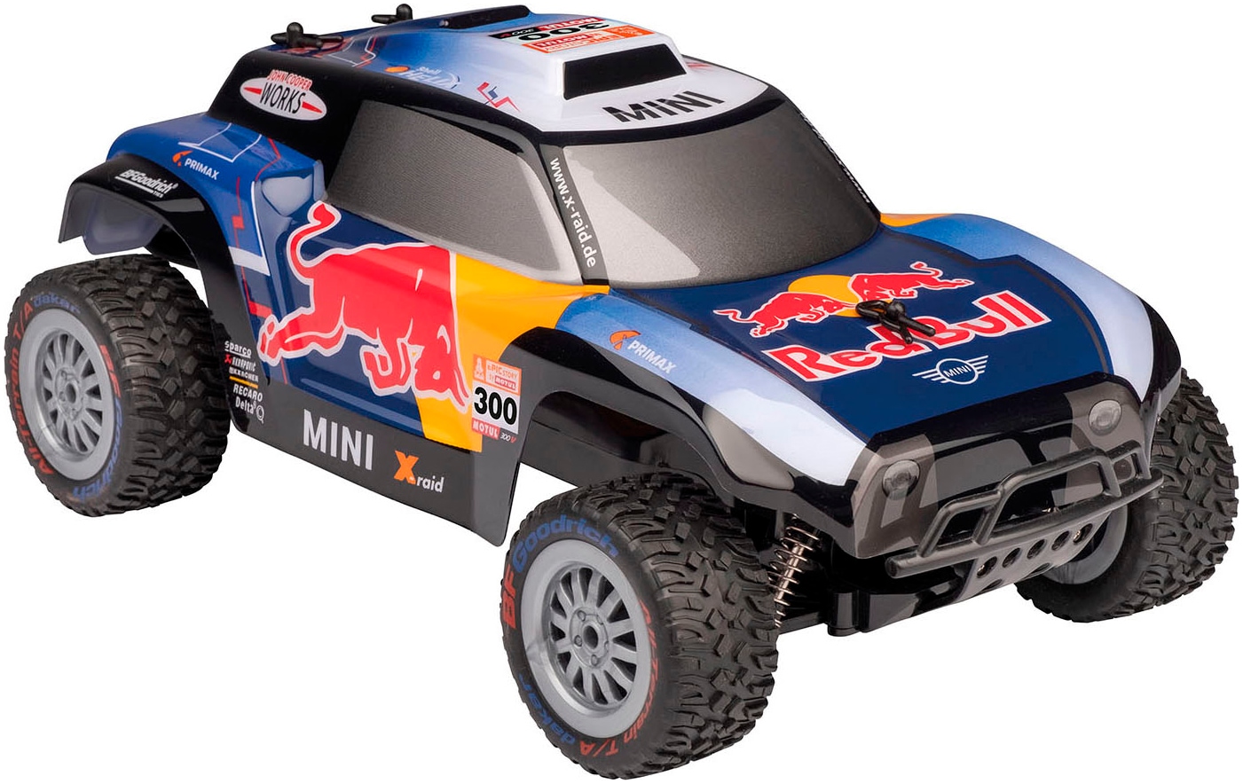 Happy People RC-Buggy »Mini Cooper JCW X-Raid Red Bull«, mit Fernbedienung