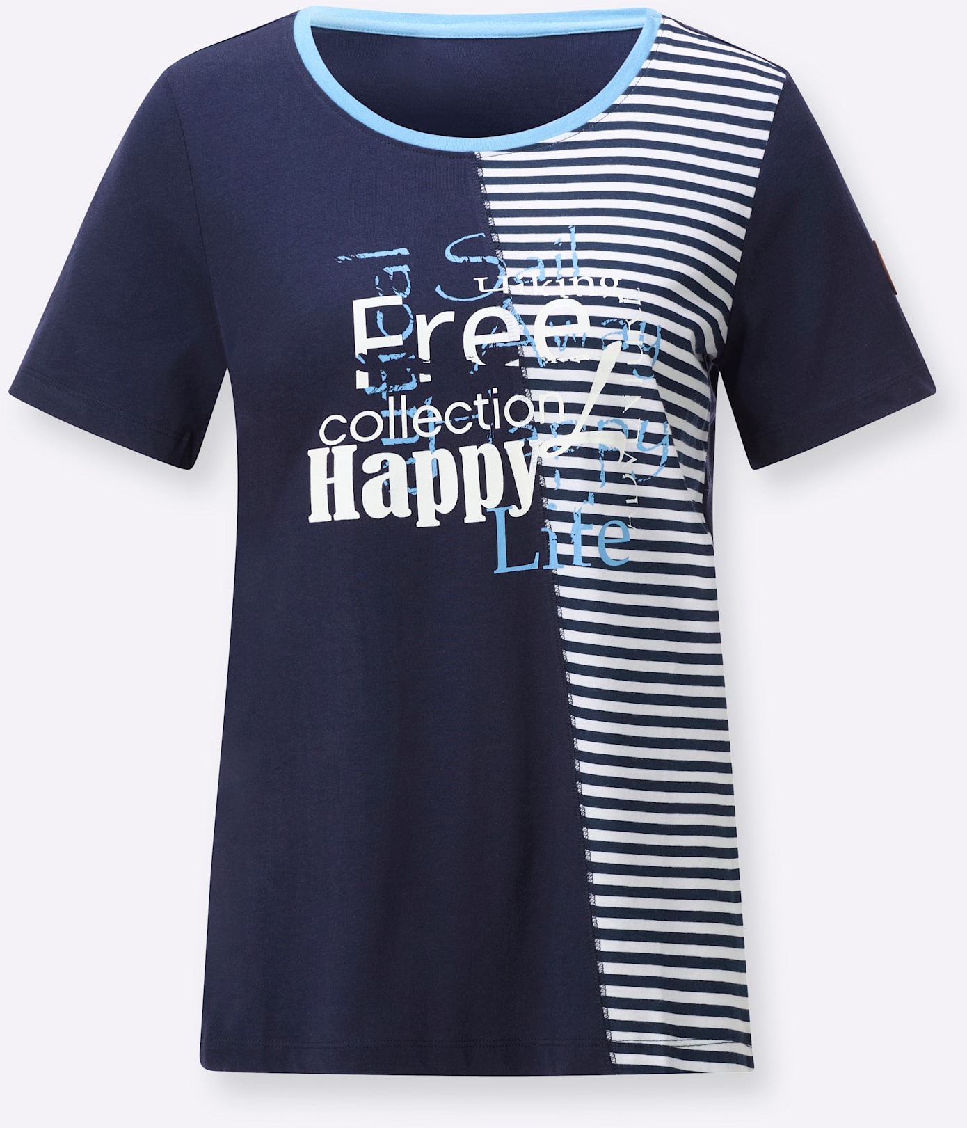 Casual Looks Rundhalsshirt »Rundhals-Shirt« 1 tlg.