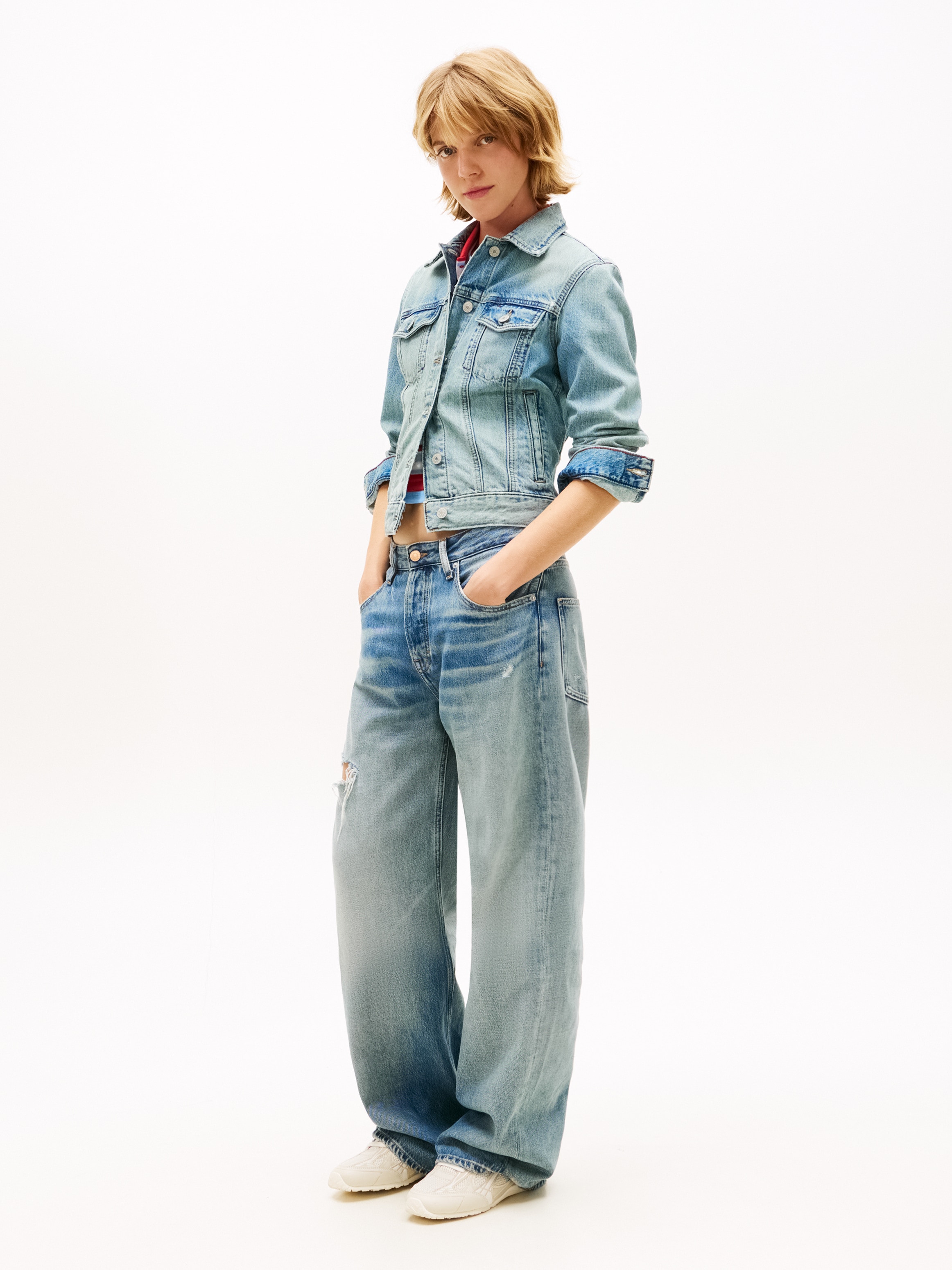 Tommy Jeans Outdoorjacke »CLASSIC TRUCKER EXT BJ8012« mit dezentem Logo