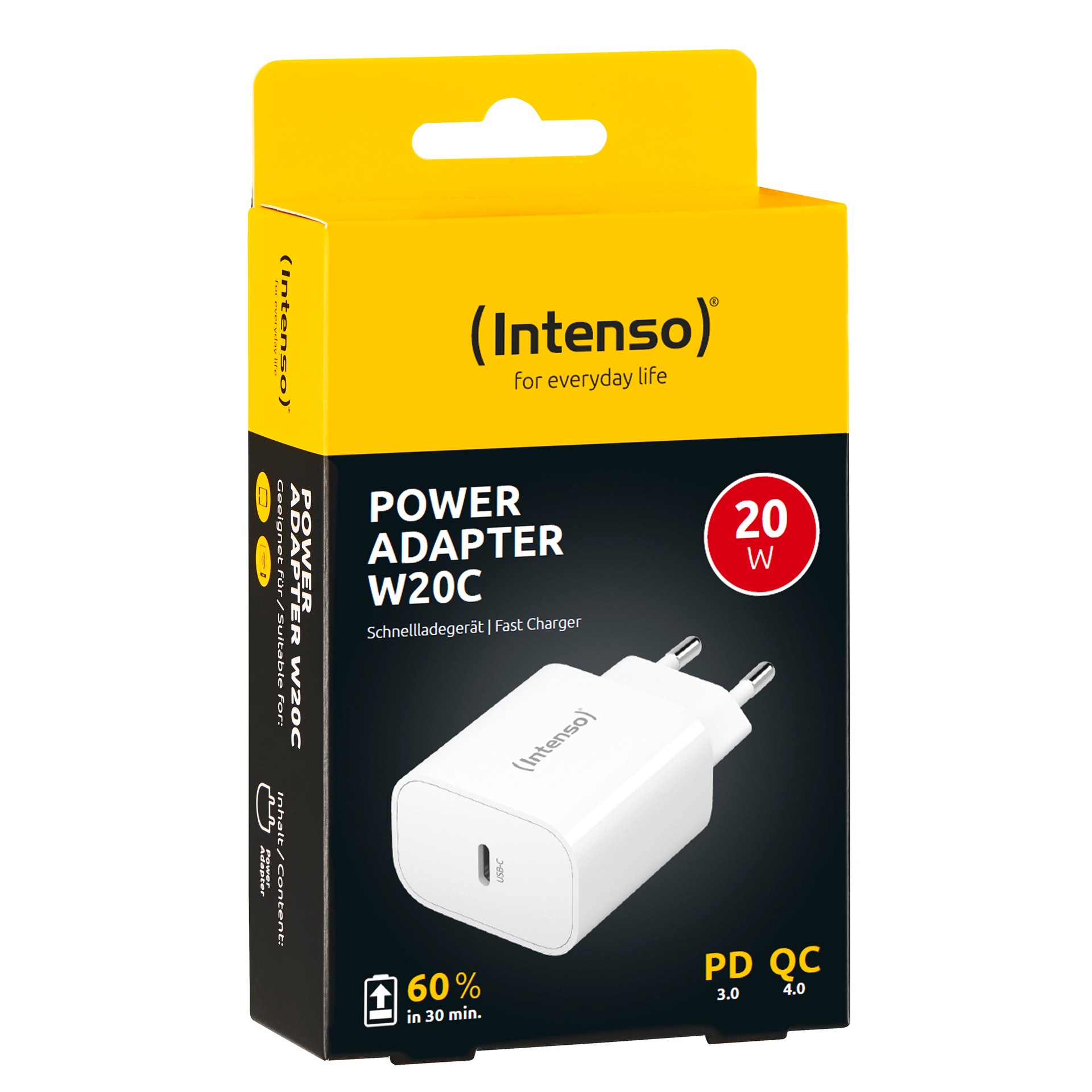 Intenso USB-Ladegerät »Power Adapter W20C, 20W USB-C«