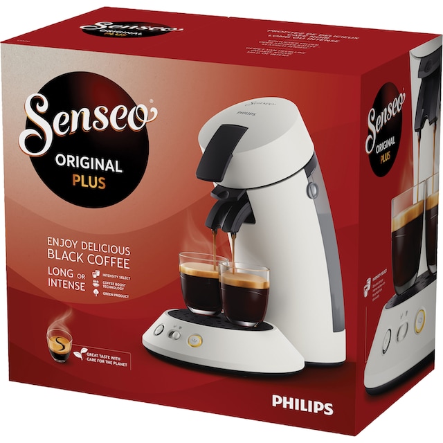 Philips Senseo Kaffeepadmaschine »Original Plus CSA210/10, aus 80% recyceltem  Plastik«, +3 Kaffeespezialitäten, Memo-Funktion, Gratis-Zugaben (Wert  €5,-UVP) jetzt bei OTTO