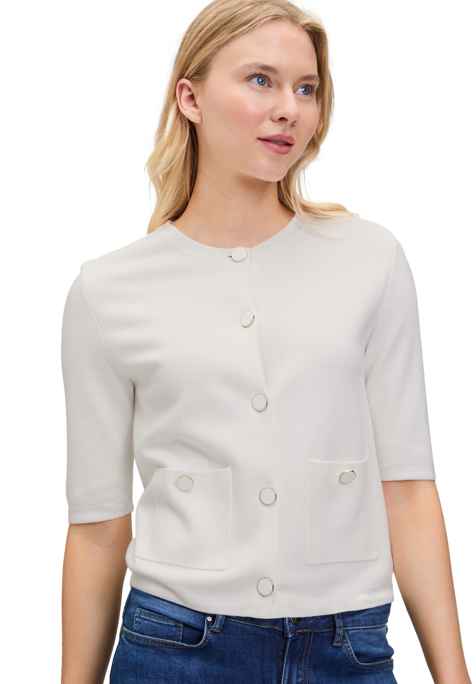 Betty&Co Cardigan »Strick-Cardigan mit Knopfleiste«