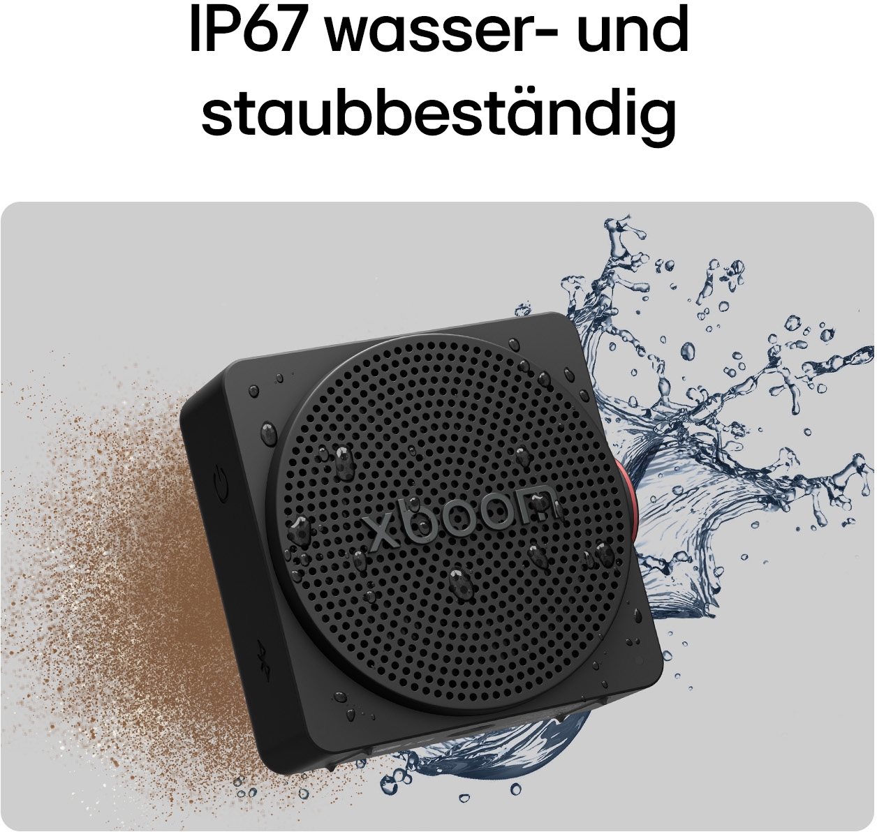 LG Portable-Lautsprecher »xboom Mini« 1.0 (Bluetooth Apple Siri | Google Assistant 15 W)