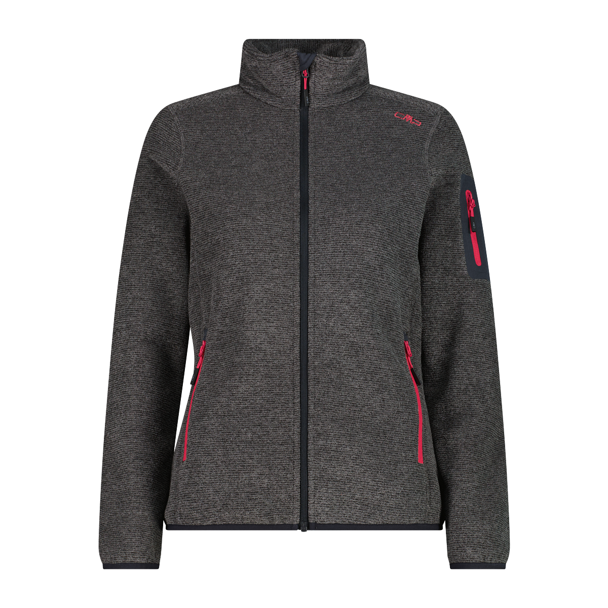 CMP Strickfleecejacke, (1 St.), Wärmeisolierend & Schnell trocknend & Atmungsaktiv
