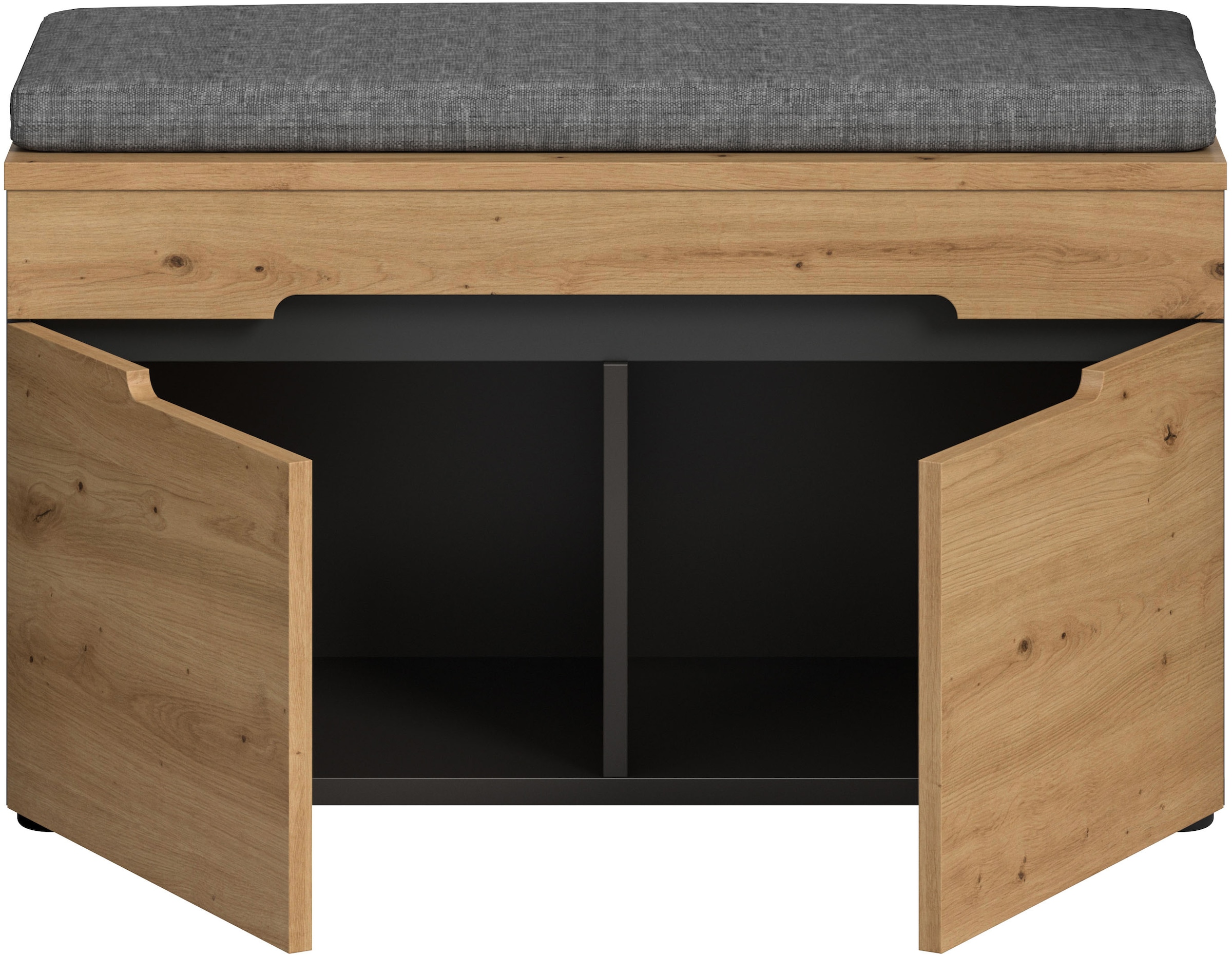 Home affaire Sitzbank »REHAT, TOPSELLER!, Breite 80cm, 2 Türen, 2 Fächer inkl. Sitzkissen« in verschiedenen Farben erhältlich, 2 Stk. tlg. Garderobenbank, Flurbank, Dielenbank, Bank mit Stauraum, Bank