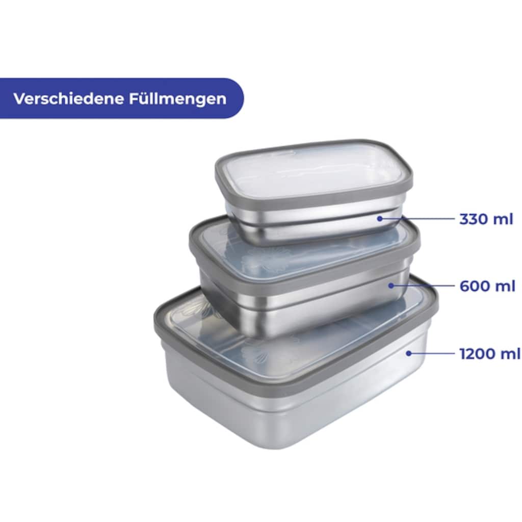 Maximex Lunchbox, (Set, 3 tlg.)