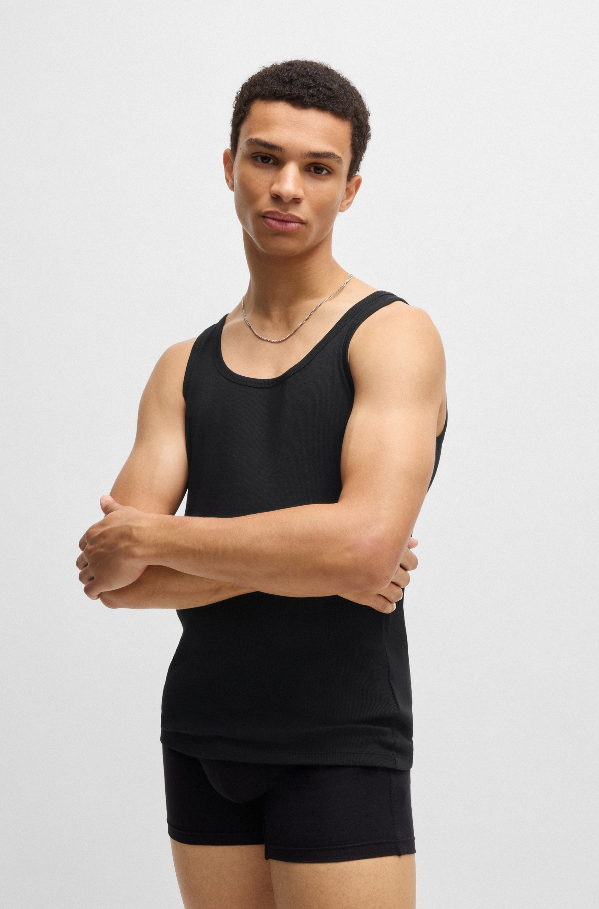 HUGO Underwear Tanktop »Twin Pack«, (Packung, 2 tlg.), mit Markenlabel in Kontrastfarbe