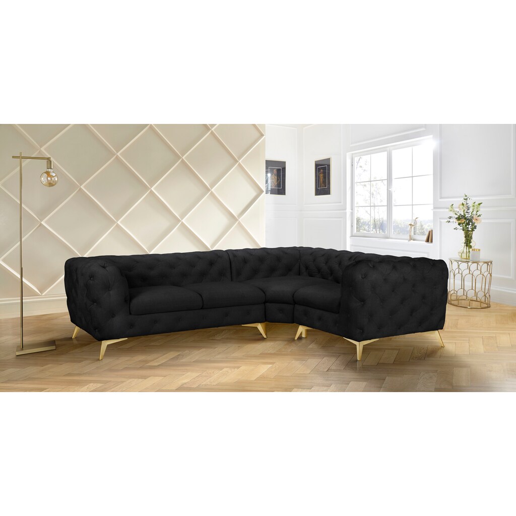 Leonique Chesterfield-Sofa »Glynis«