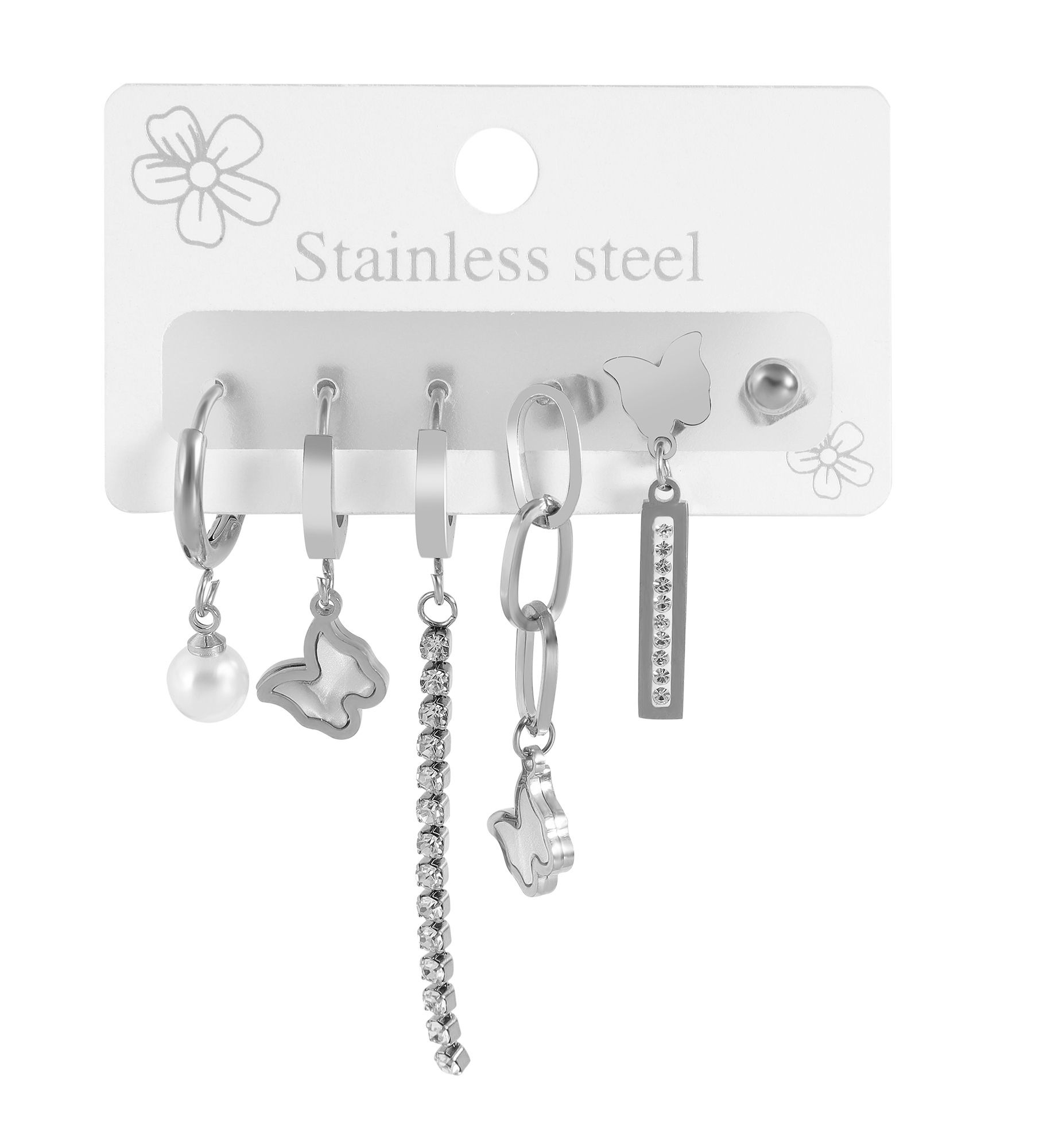 Adelia´s Kettenanhänger »Damen Anhänger ¿ Anhänger aus Edelstahl mit Perlmutt«