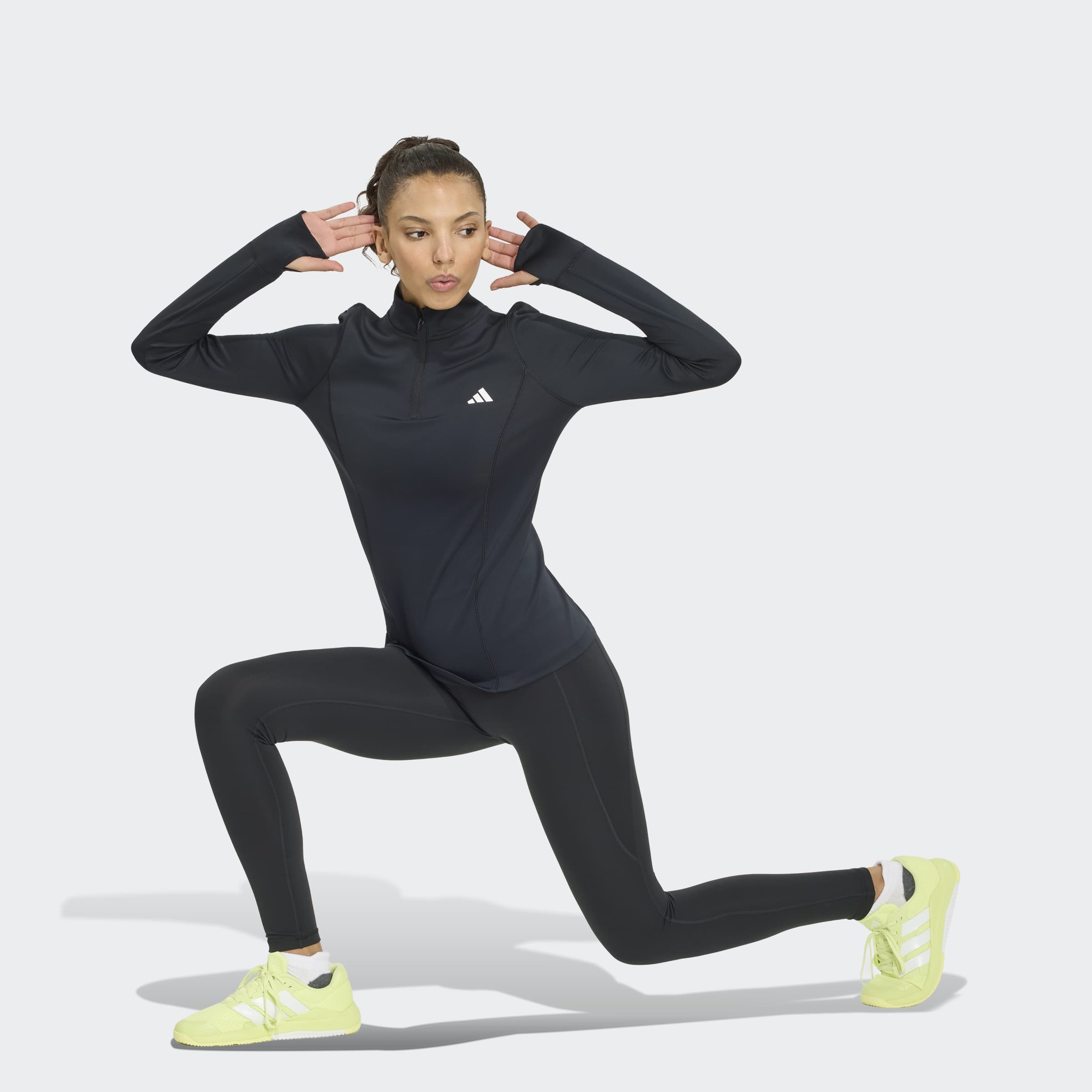 adidas Performance Rollkragenpullover »WE MIN 1/4 ZIP« mit Reißverschluss, für Sportmode und Streetwear, sportlicher Stil