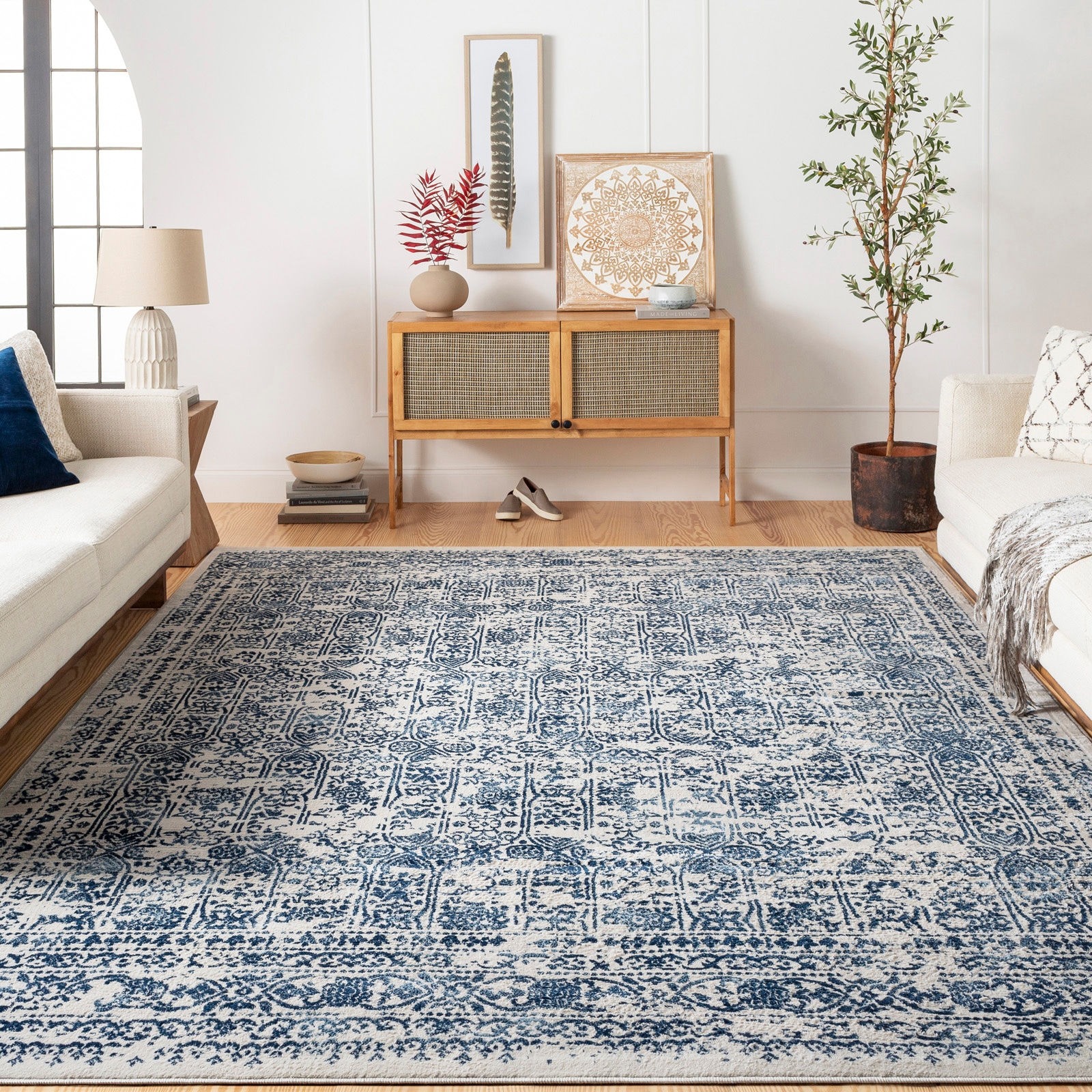 Livabliss Teppich »OTTAWA«, rechteckig, 9 mm Höhe, Vintage Orientteppich, Kurzflor Boho Wohnzimmerteppich, Läufer