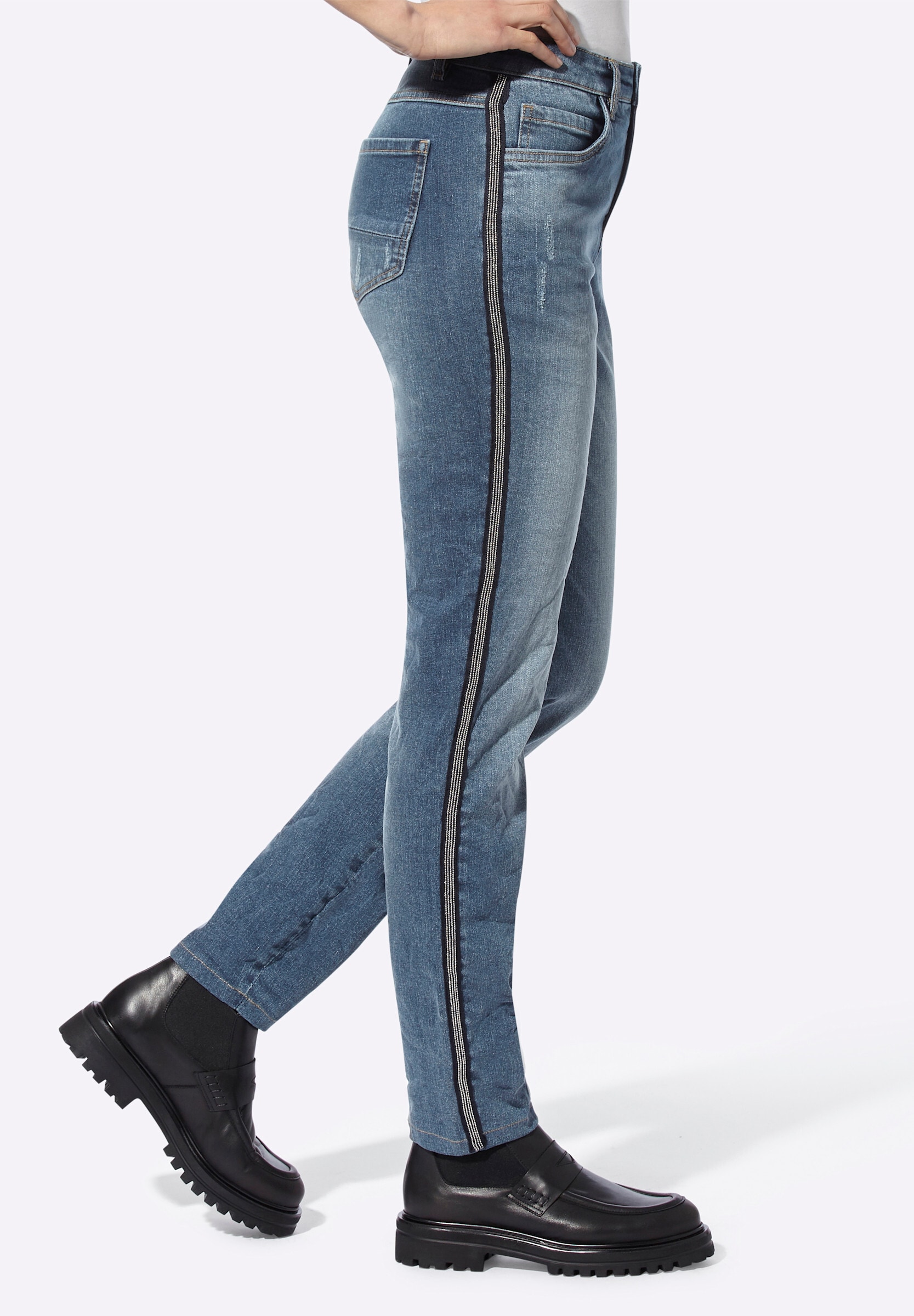 heine 5-Pocket-Jeans »Jeans Jeans mit Galonstreifen«