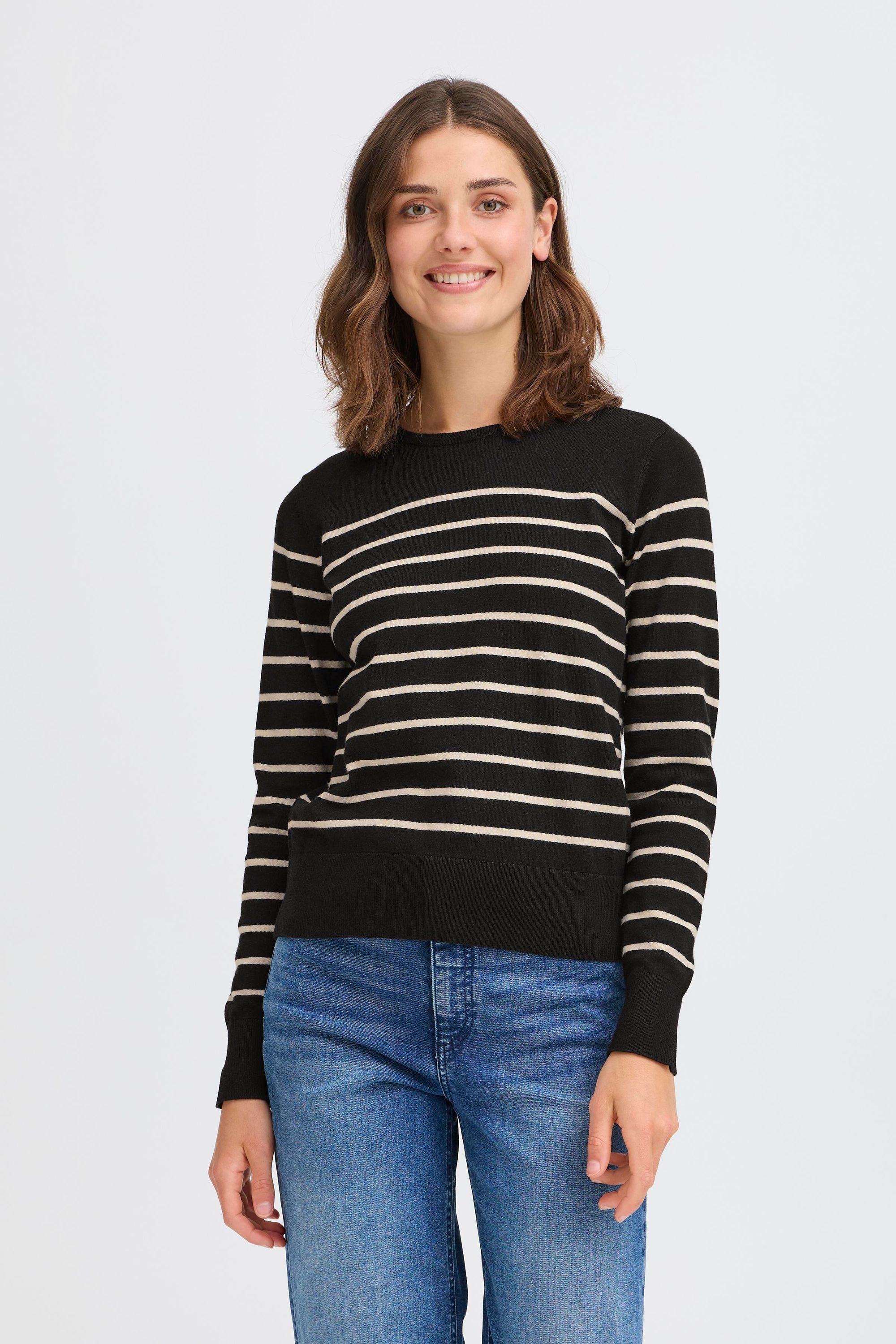 OXMO Strickfleece-Pullover »Strickpullover OXFKEANA«