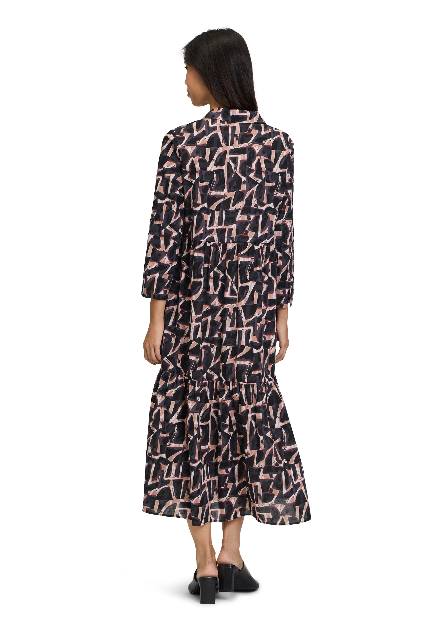 Betty&Co Midikleid »Stufenkleid mit Print«