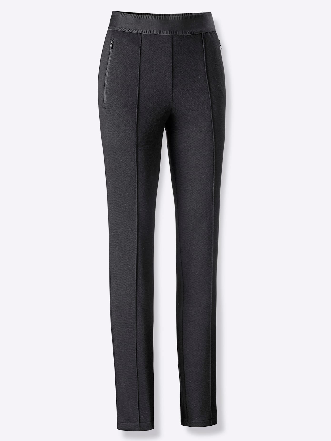 Casual Looks Damen Schlupfhose in schwarz, Größe 46