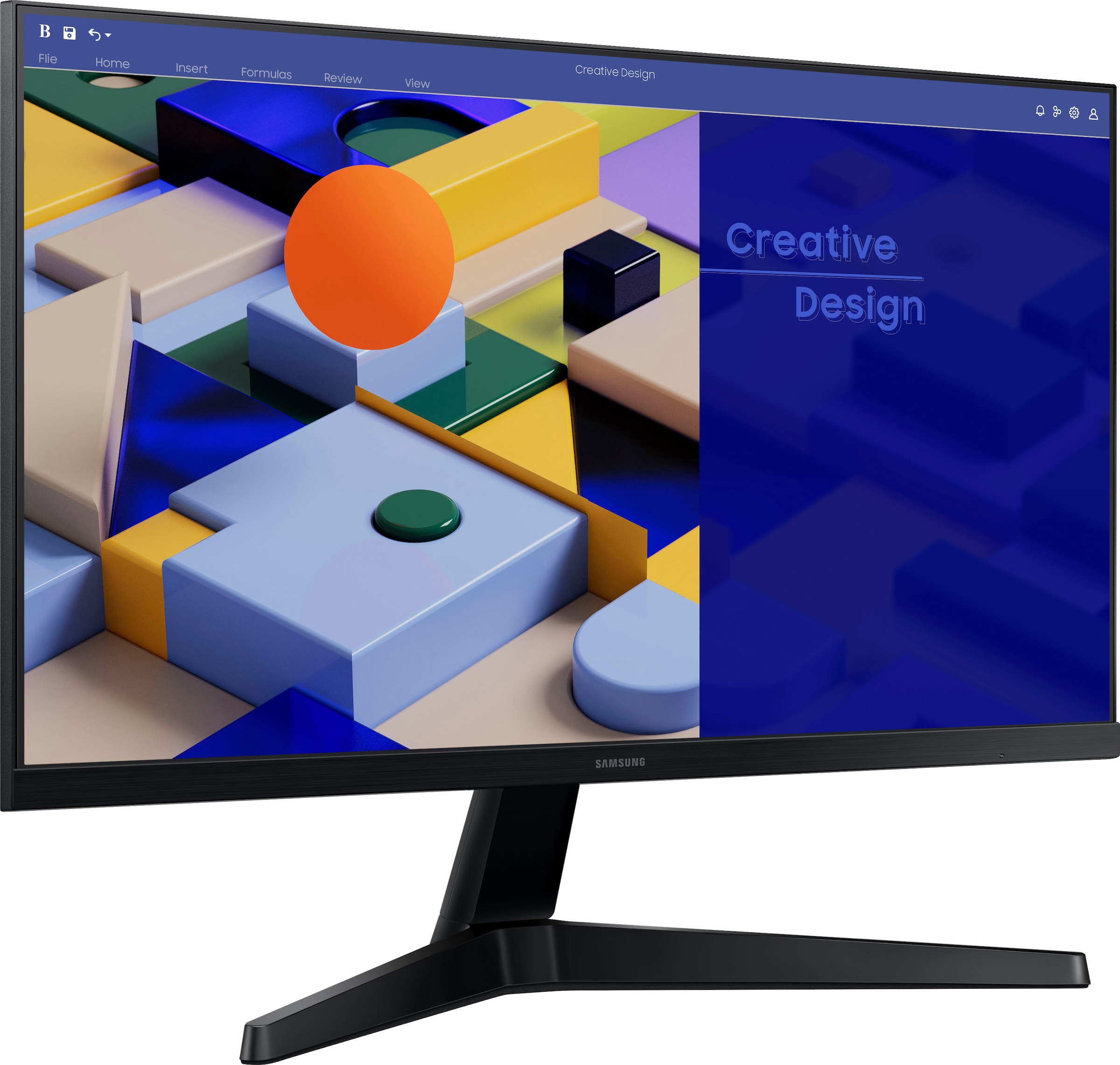 Samsung LED-Monitor »S24C314EAU«, 60,4 cm/24 Zoll, 1920 x 1080 px, Full HD, 5 ms Reaktionszeit, 75 Hz