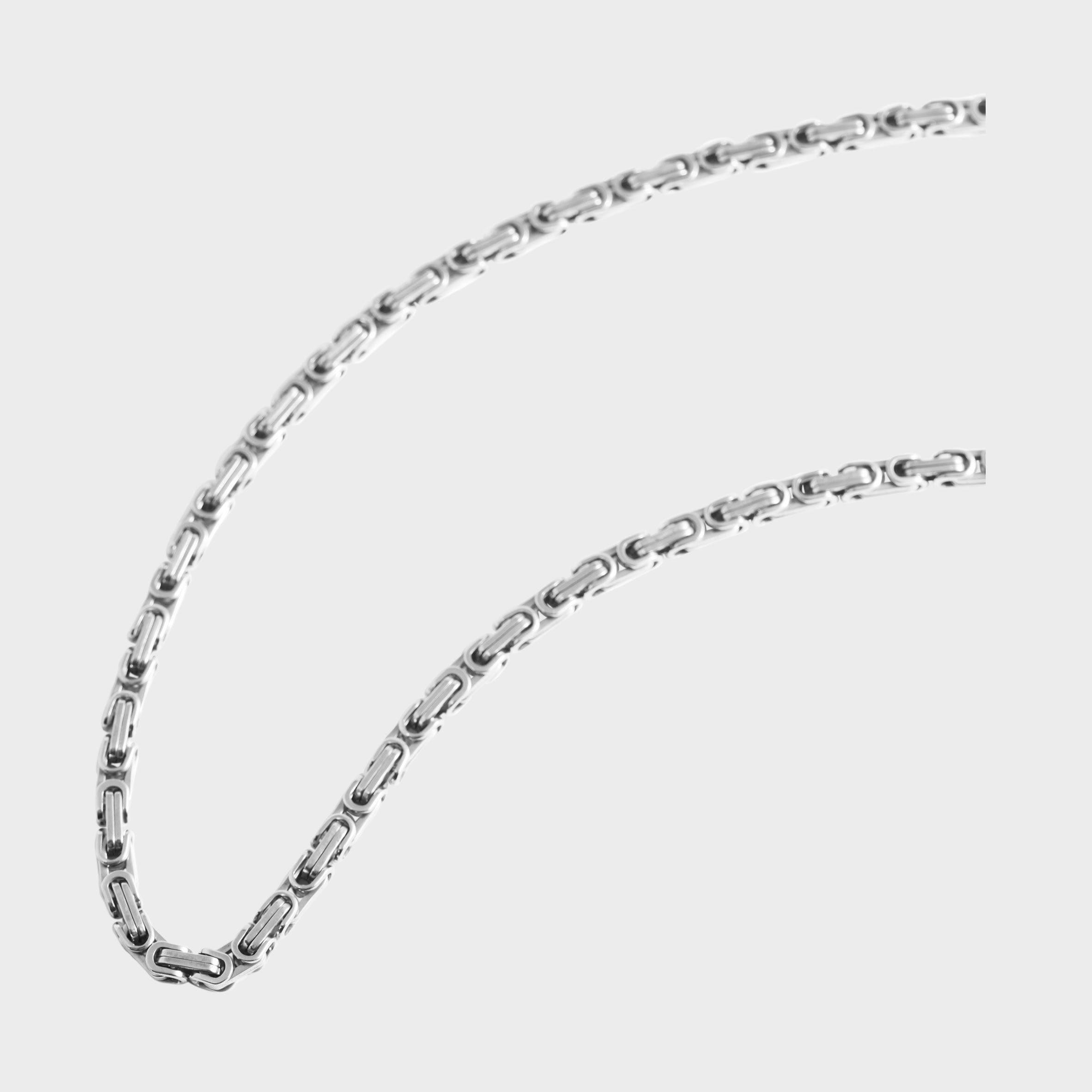 Adelia´s Königskette »Unisex Halskette ¿ Königskette aus Edelstahl 60 cm«