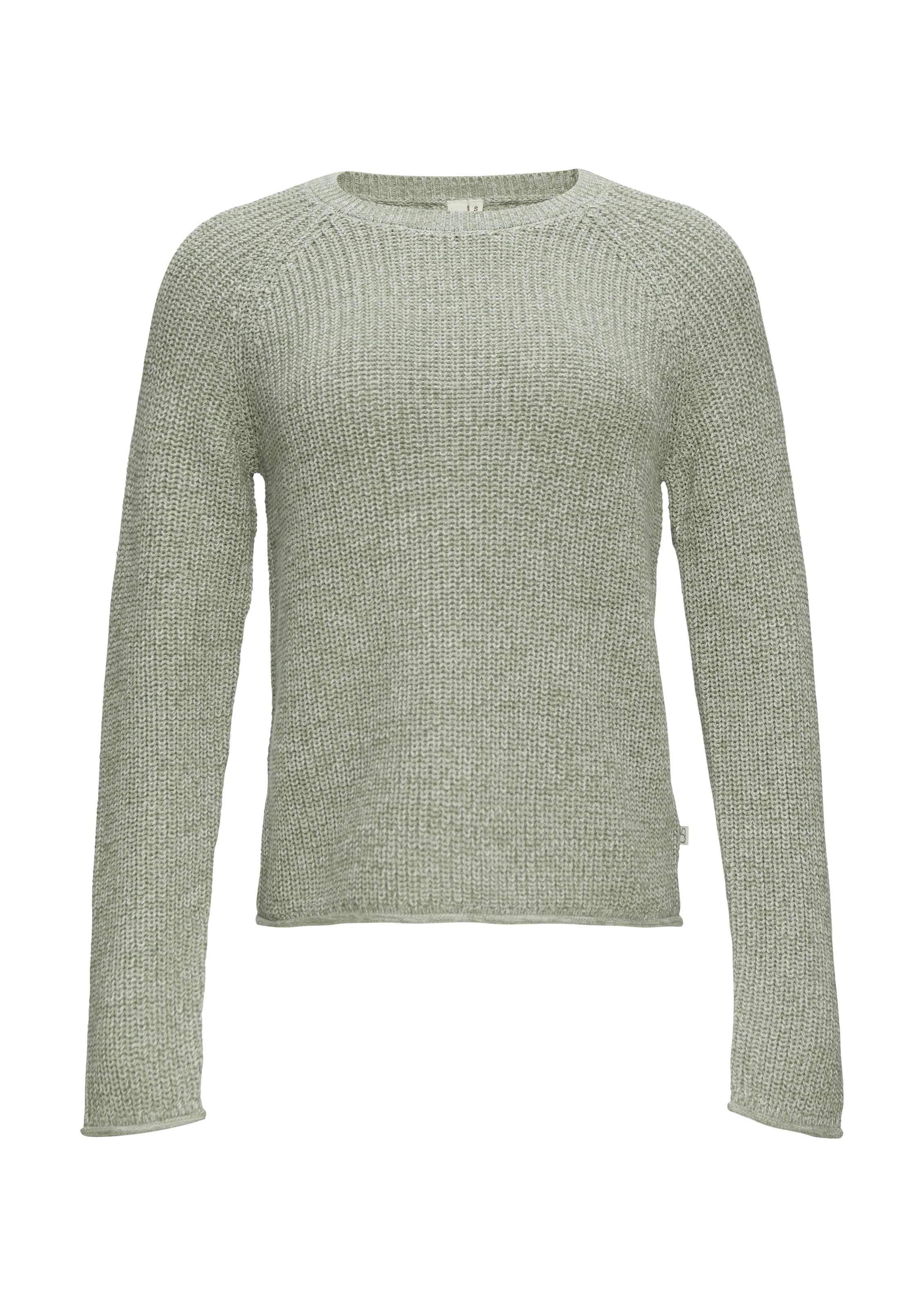 QS Strickpullover, mit Rundhalsausschnitt