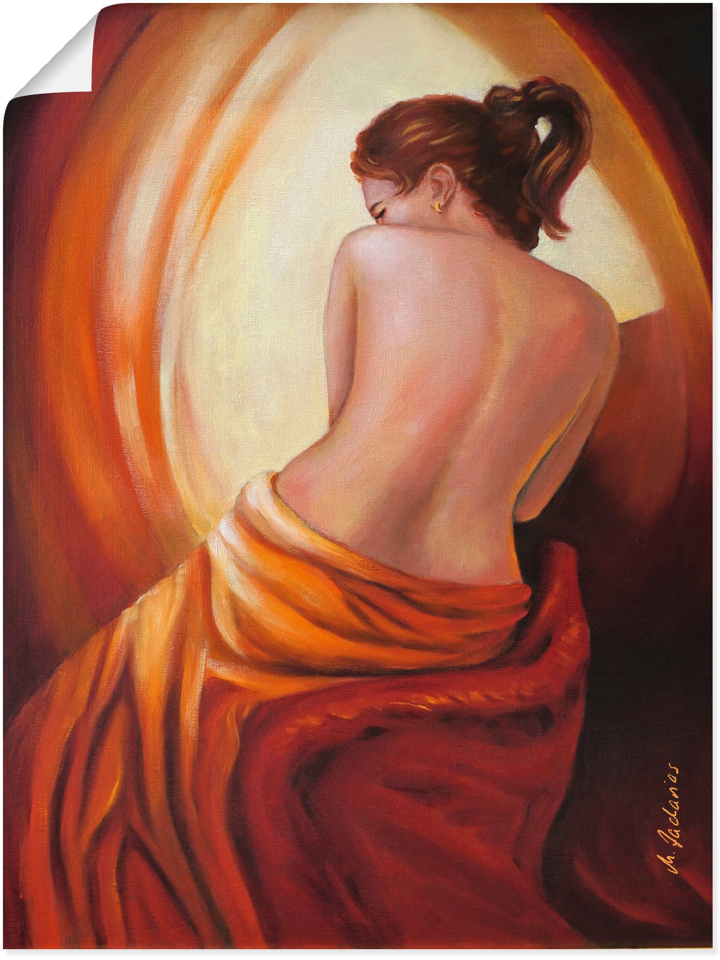 Artland Wandbild »Weiblichkeit im Licht«, Erotische Bilder, (1 St.), als Poster in verschied. Größen