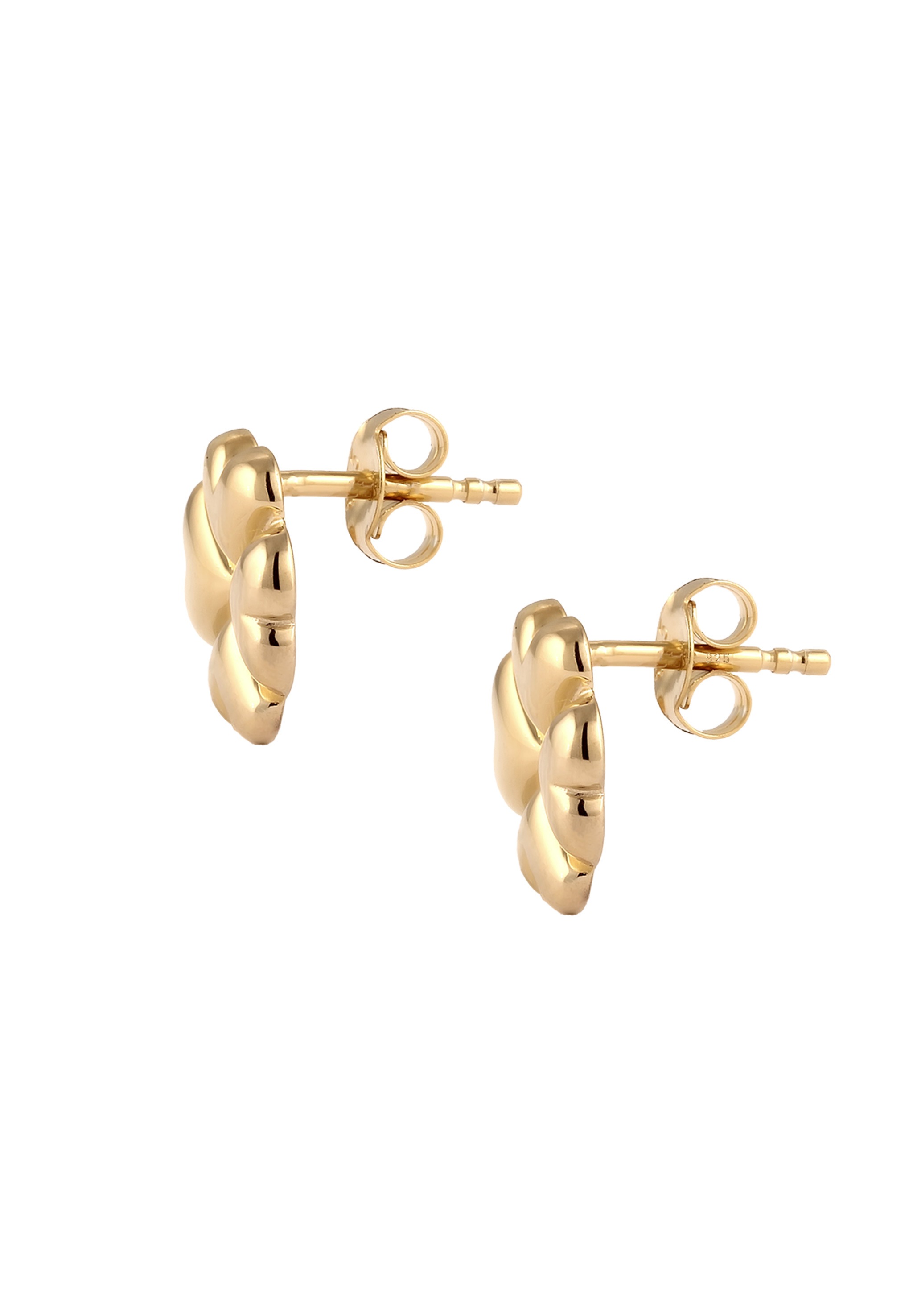 Elli Paar Ohrstecker »Ohrringe Ohrstecker Kleeblatt 925 Sterling Silber«