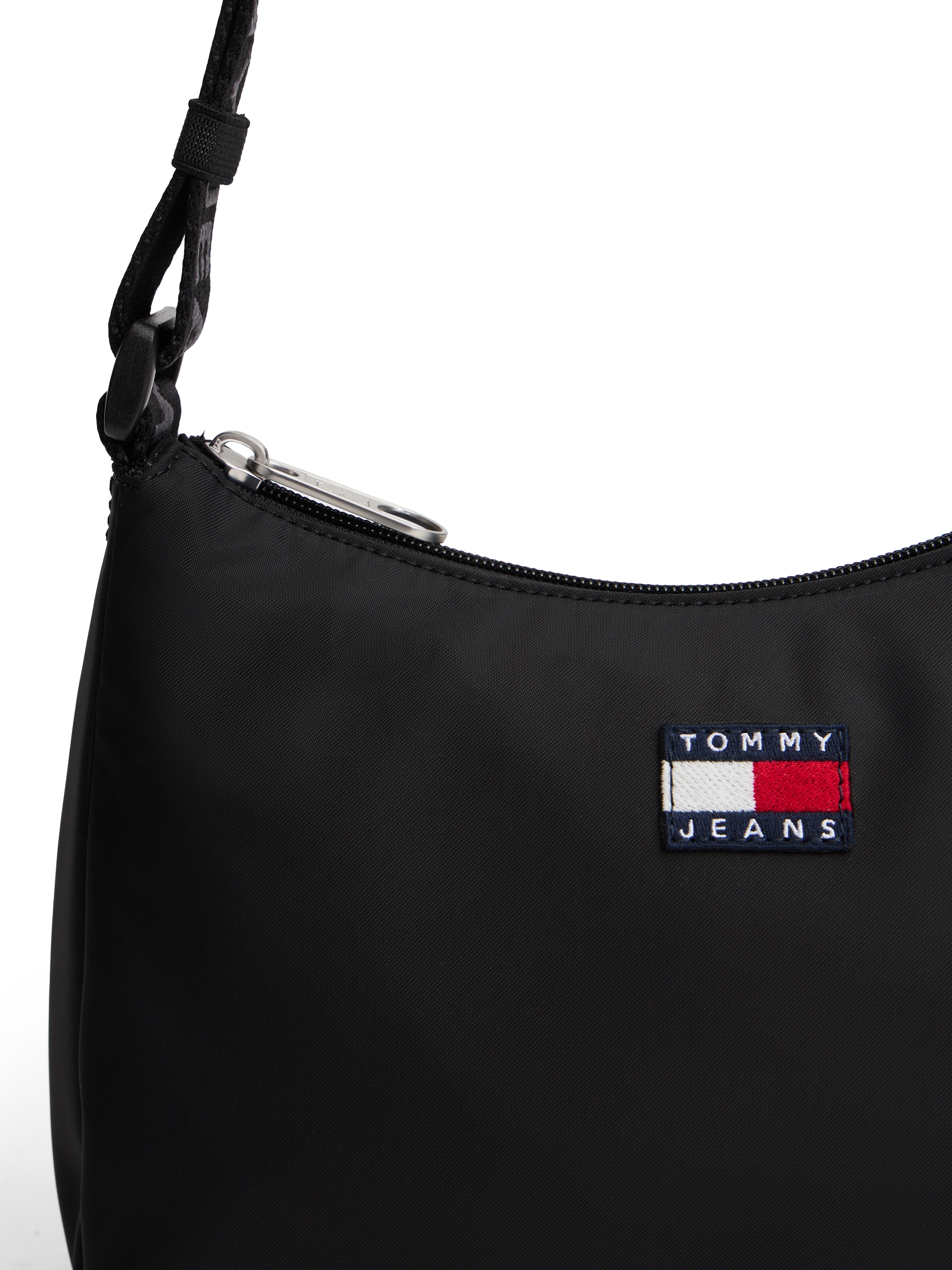 Tommy Jeans Schultertasche »TJW ESS DAILY SHOULDER BAG«, Damen Tragetasche mit logobedrucktem Riemen