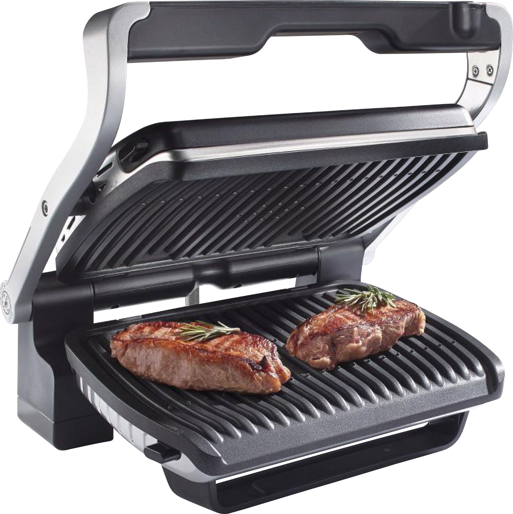 Tefal Kontaktgrill »GC241D Inicio«, 2000 W, fettarmes Grillen, gerillte  Grillplatten antihaftbeschichtet, wenig Öl kaufen bei OTTO