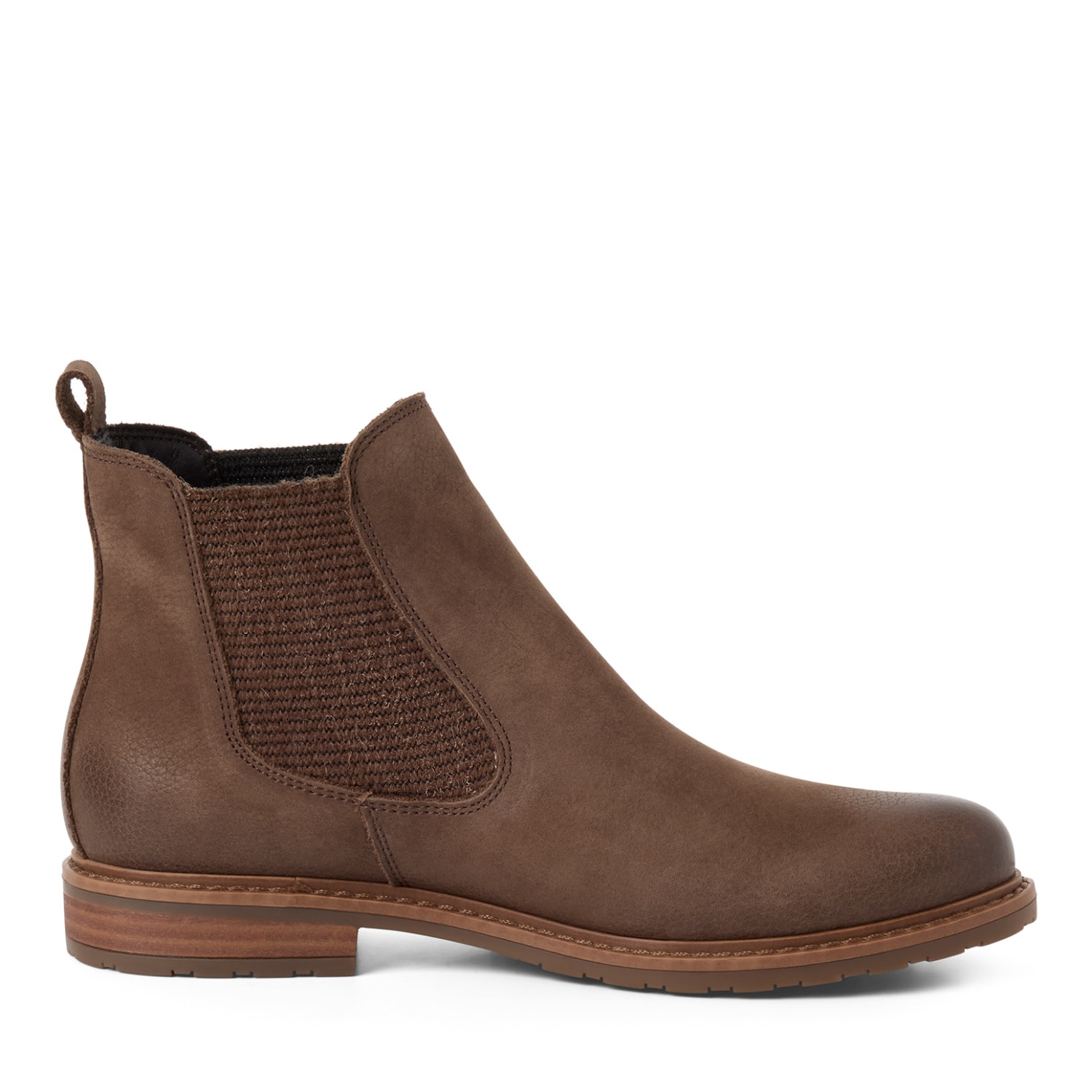 Tamaris Chelseaboots  Blockabsatz, Stiefelette, beidseitiger Stretcheinsatz, schmale Form