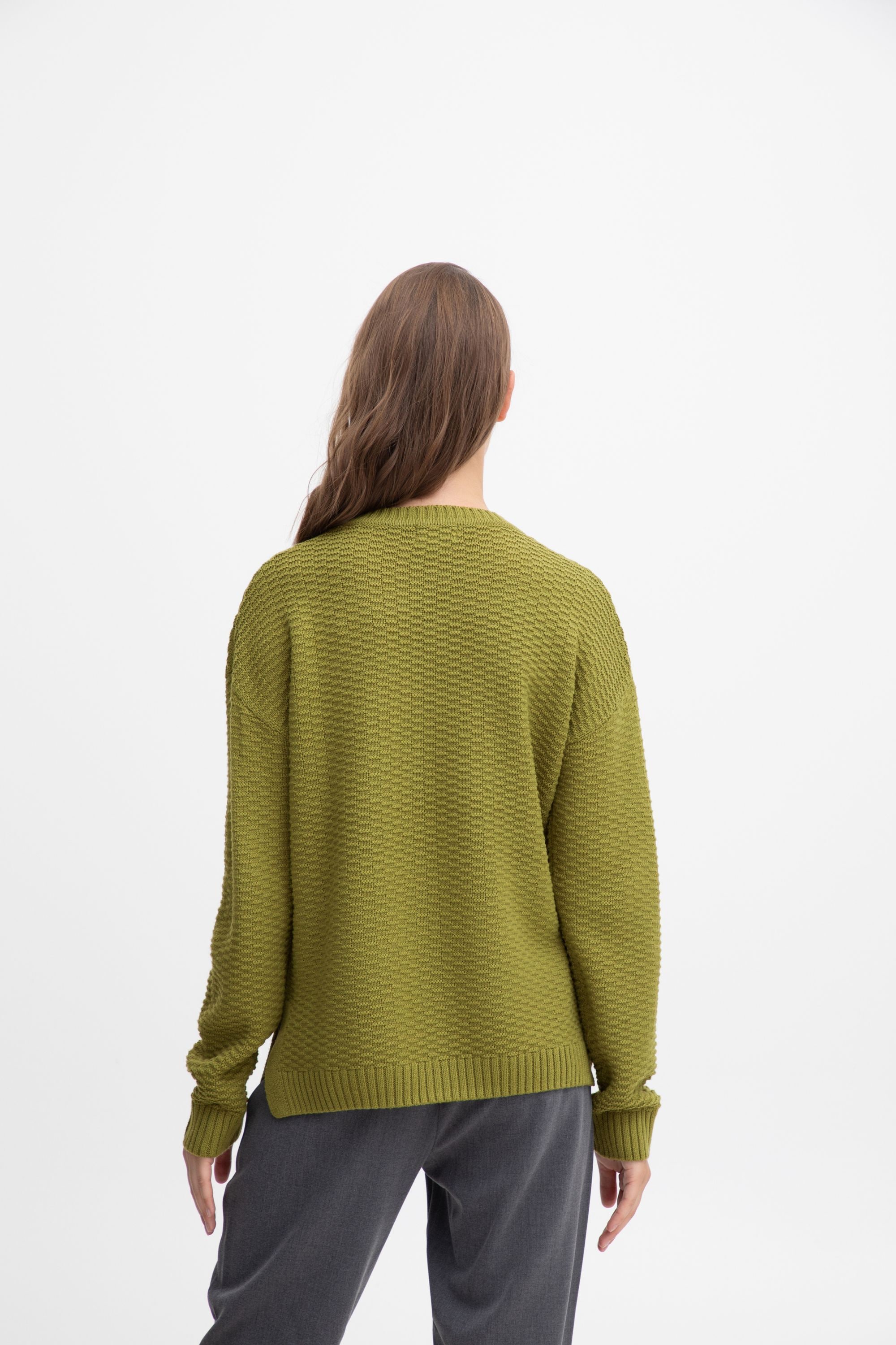 OXMO Strickfleece-Pullover »Strickpullover OXMilla«