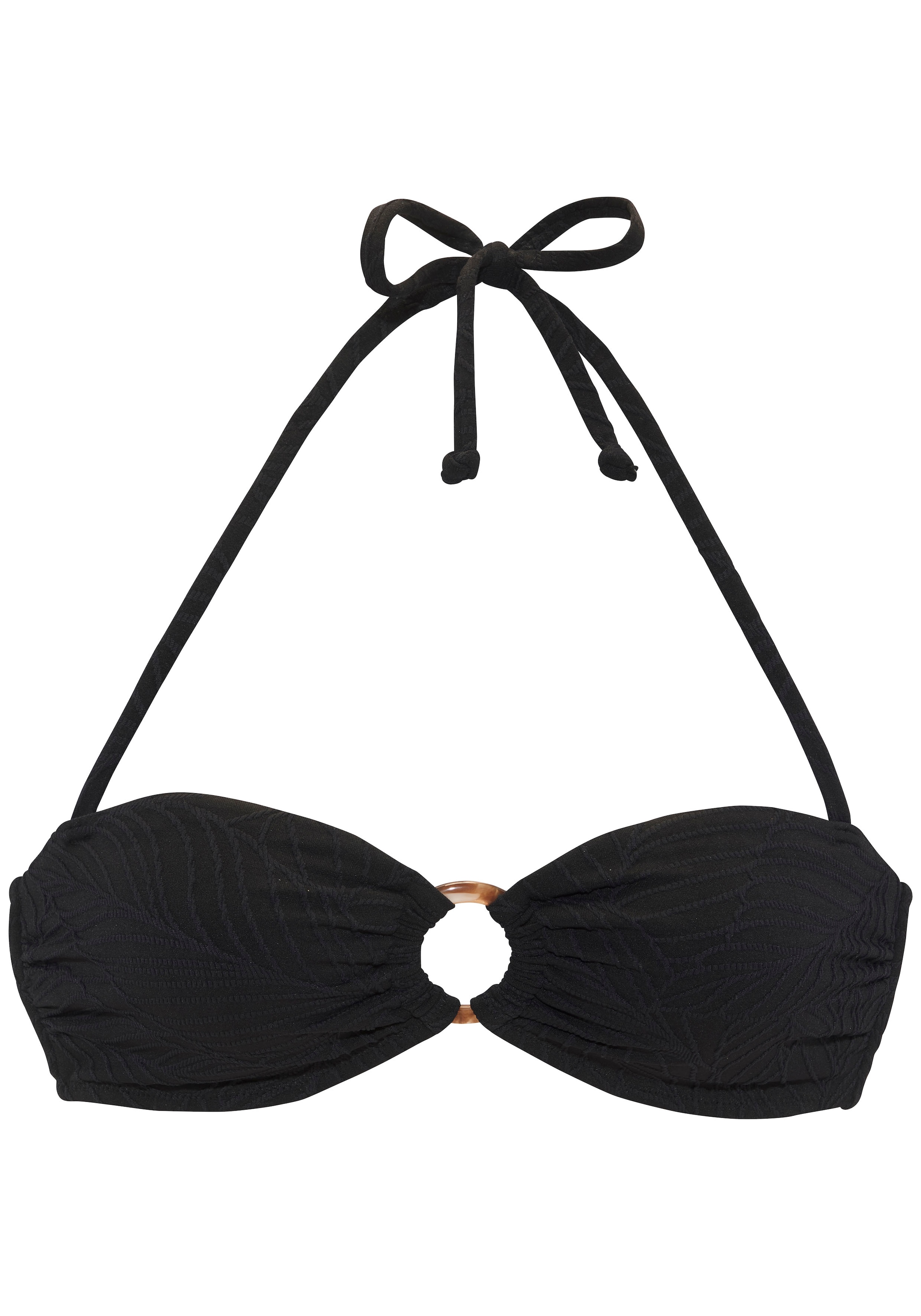 LASCANA Bandeau-Bikini-Top »Fay« aus eleganter Strukturware
