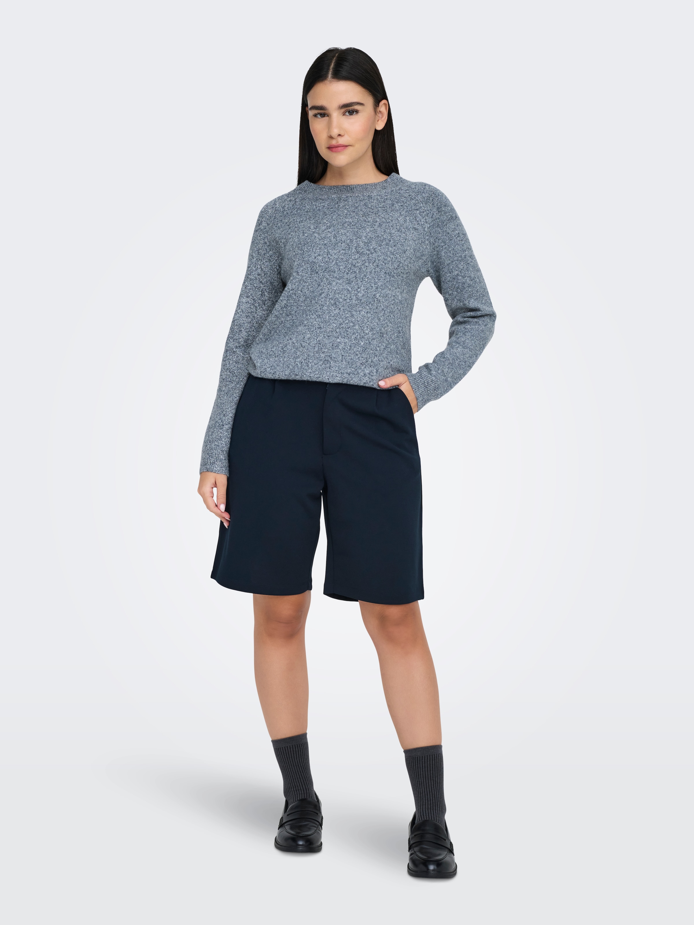 ONLY Rundhalspullover »ONLRICA LIFE L/S PULLOVER KNT NOOS«
