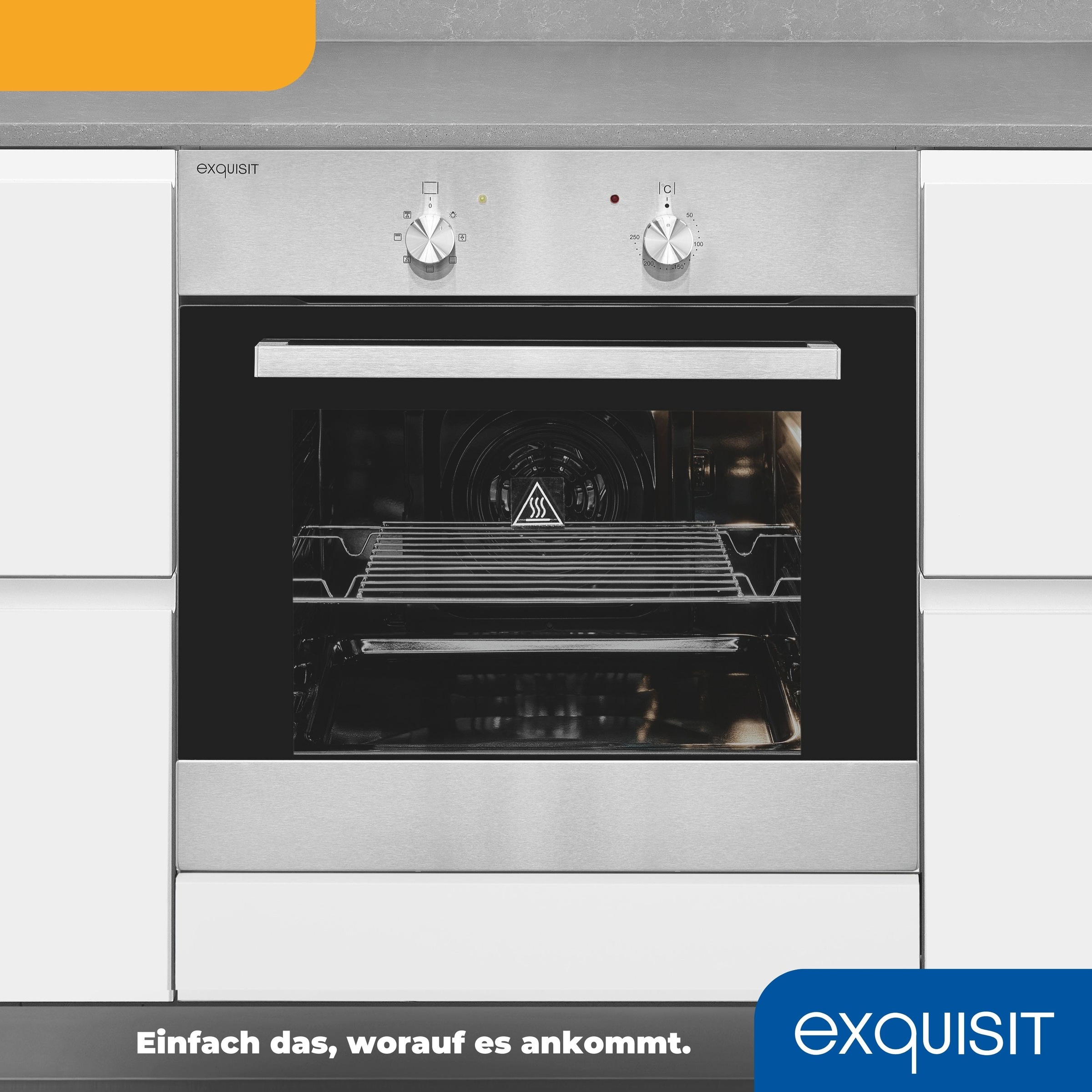 exquisit Einbaubackofen  »EBE 555-1.2 U«
