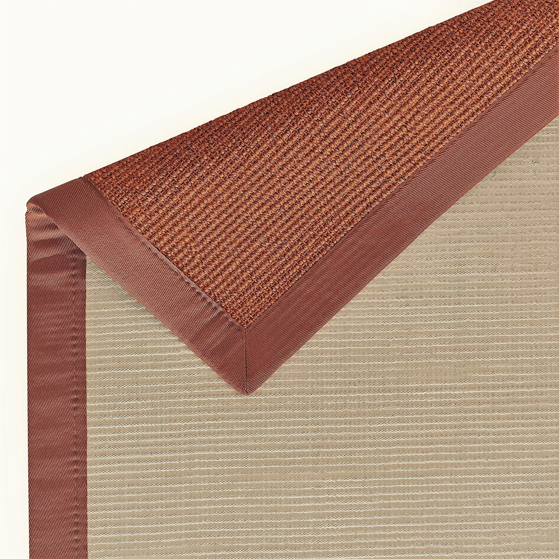 Dekowe Sisalteppich »Mara S2 mit Bordüre Spezial« rechteckig 5 mm Höhe 100% Sisal, auch als Läufer, Wohnzimmer