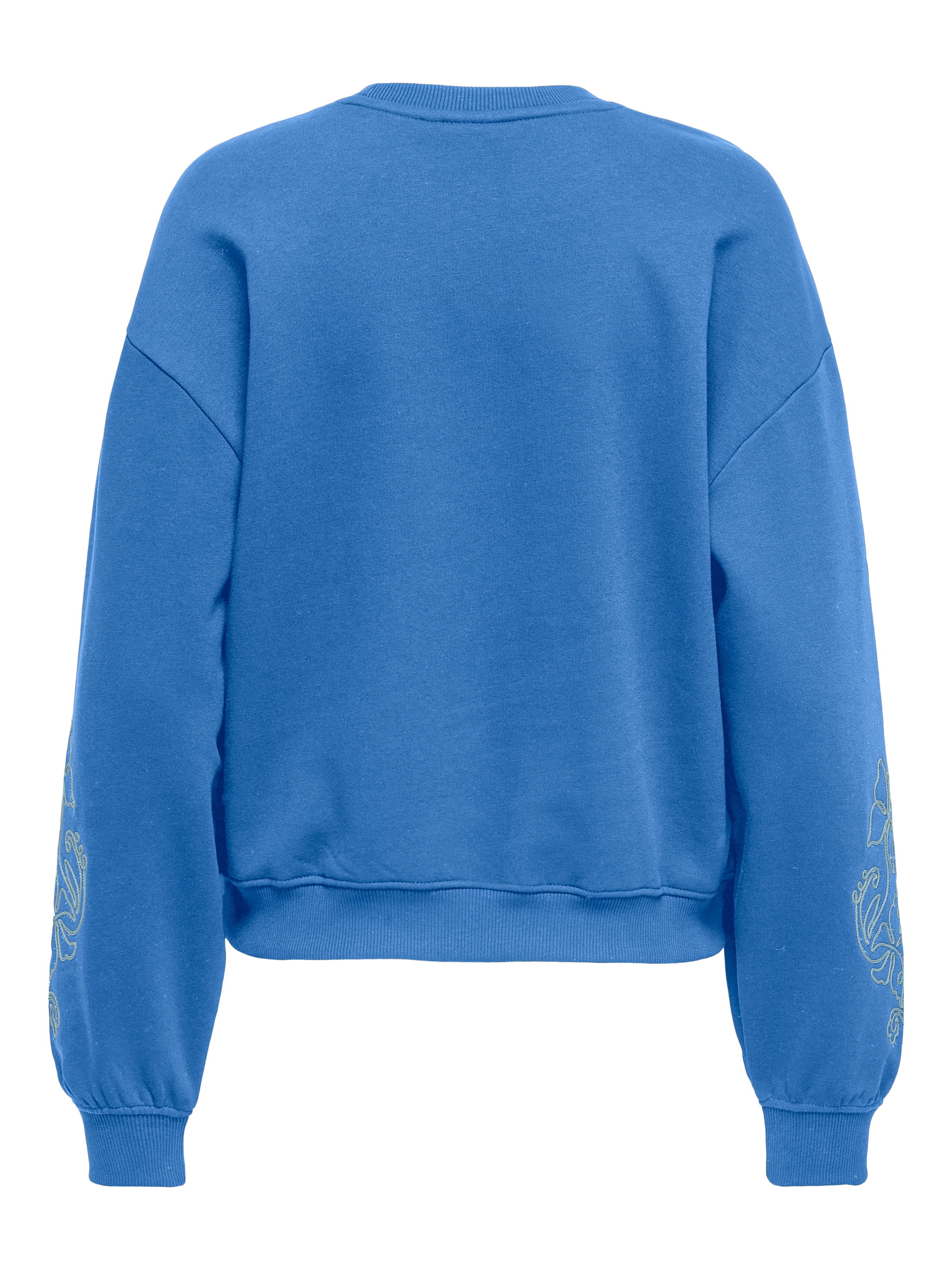 ONLY Sweatshirt »ONLBROOKE L/S O-NECK FLOWER SWT«, Baumwollmischung, regular fit
