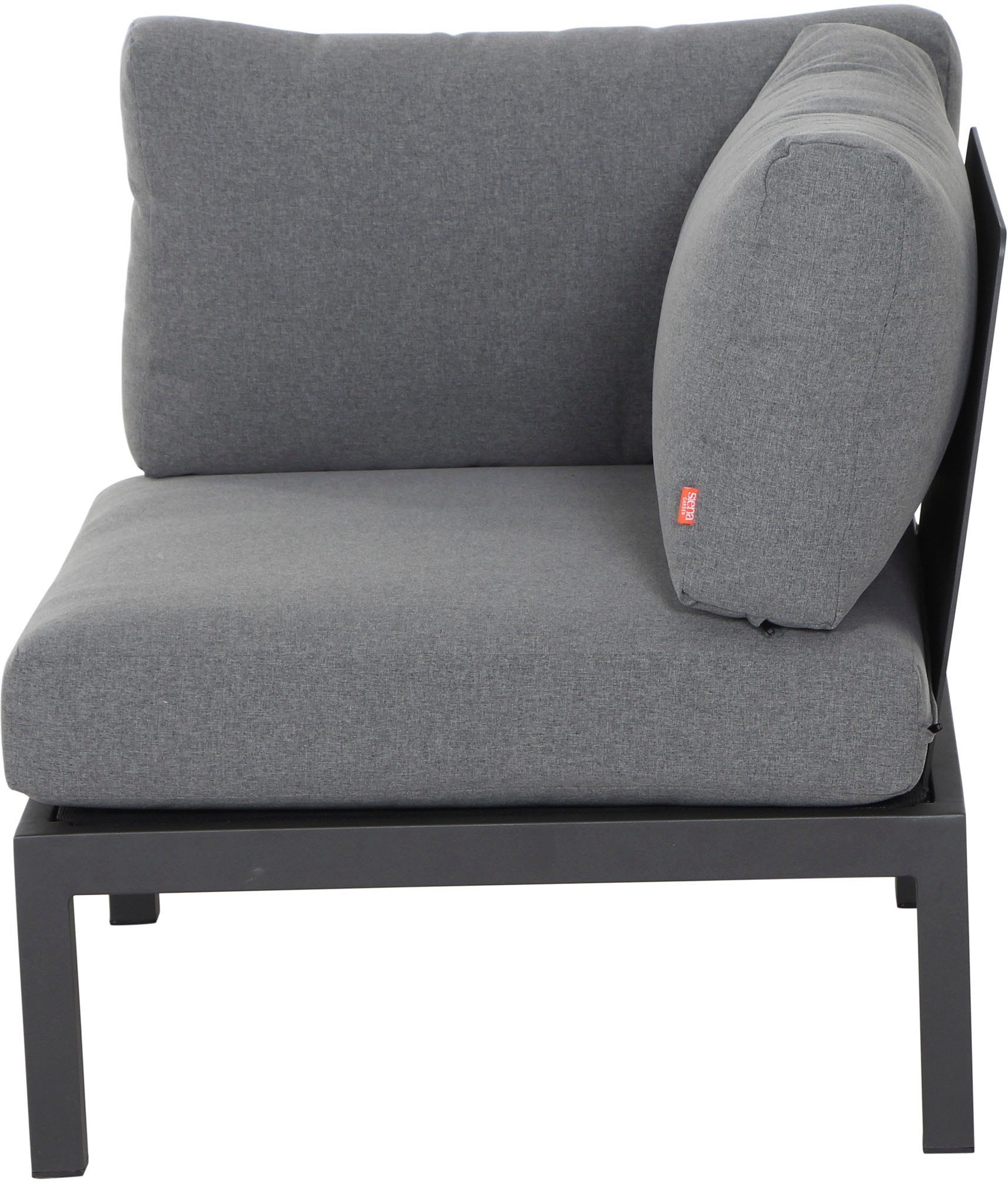 Siena Garden Gartenlounge-Set »Alvida« Set, 15 Stk. tlg. best. aus 2 Sofas, 1 Ecksofa, 1 Tisch und 12 Kissen