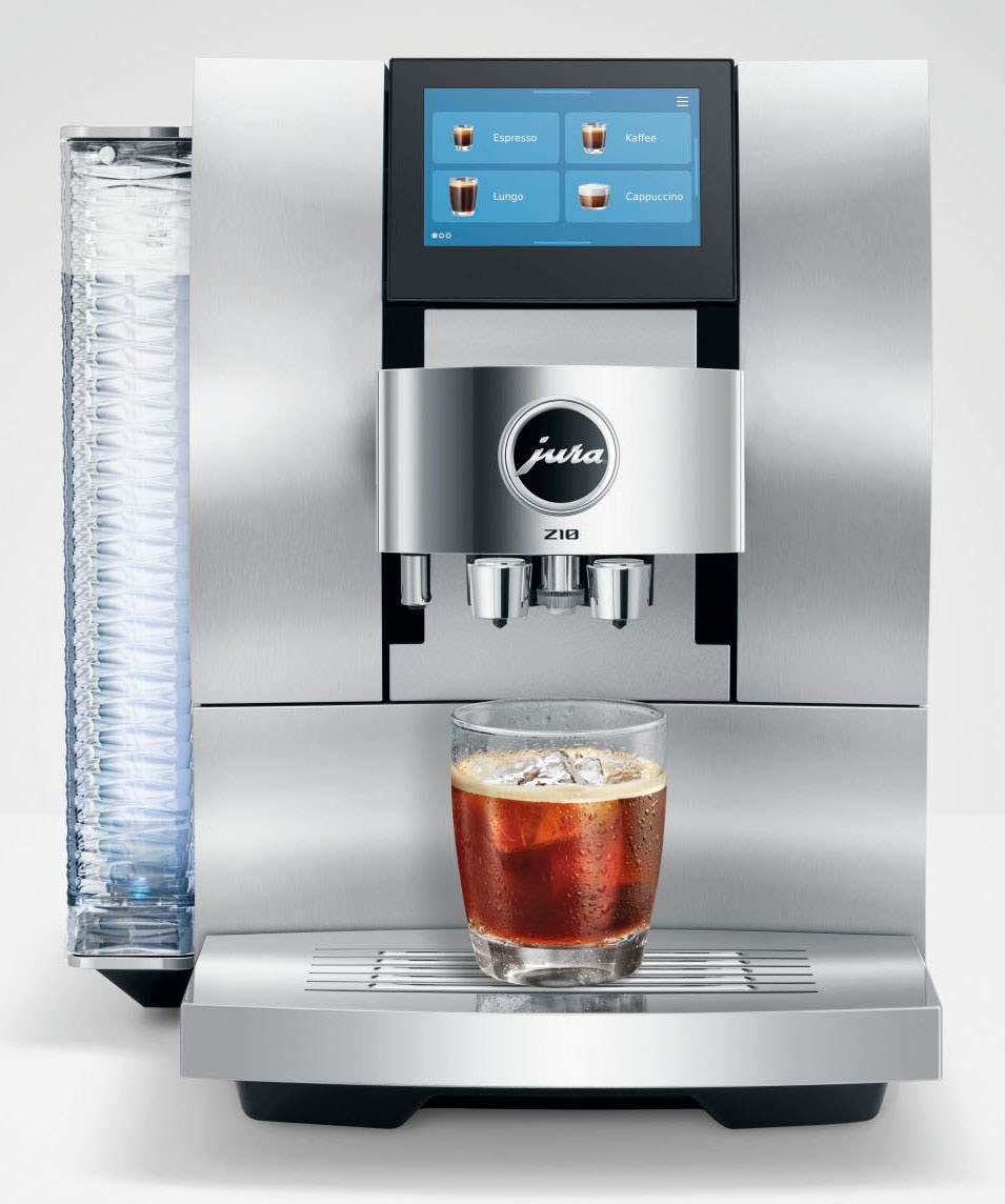 JURA Kaffeevollautomat »15613 Z10 (EB), Aluminium White« 51 Spezialitäten, Touch, Light & Cold Brew