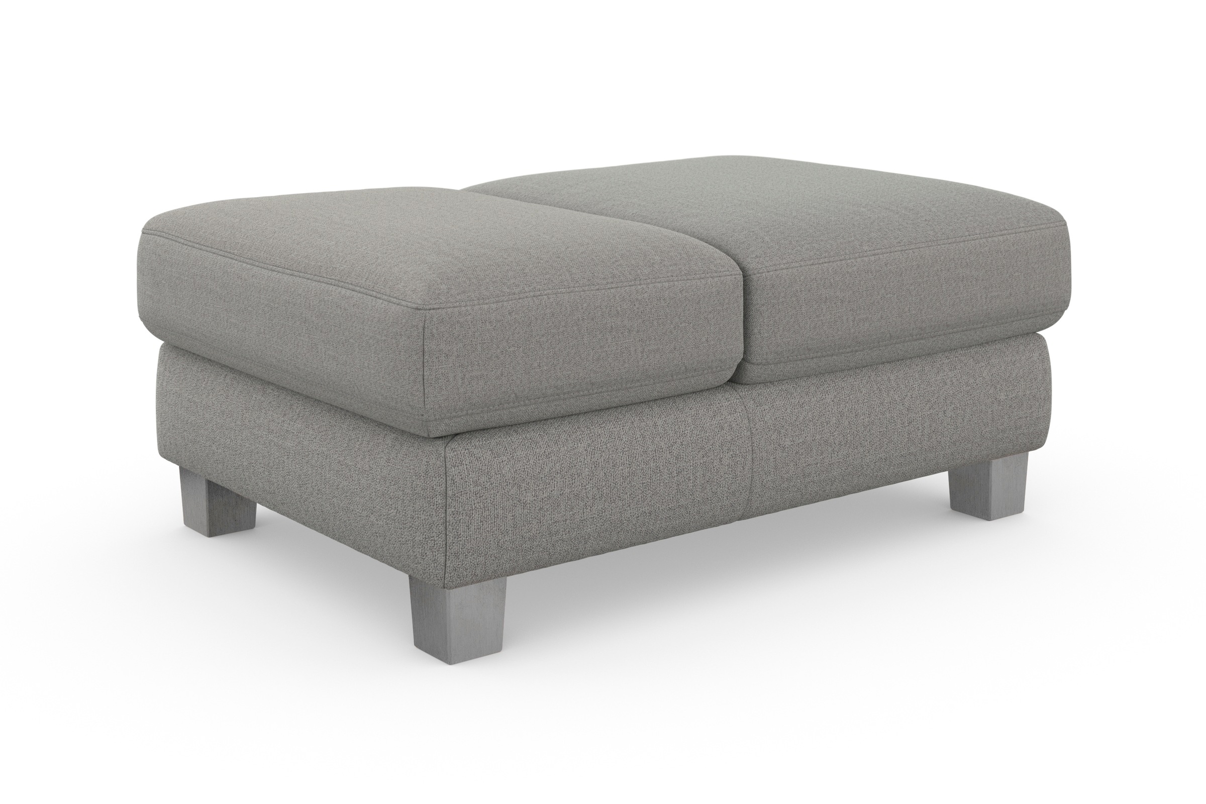 sit&more Polsterhocker »Dundee«, mit Klappfunktion, Federkern und hochwertigen Edelstahlfüßen