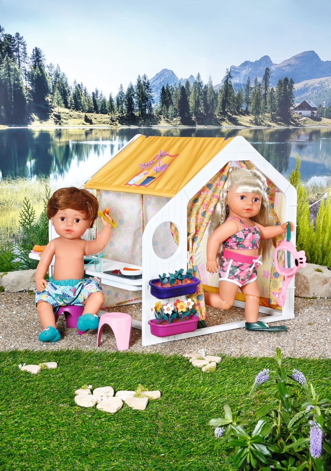 Baby Born Puppenhaus »Weekend Haus«, mit Licht- und Soundeffekten