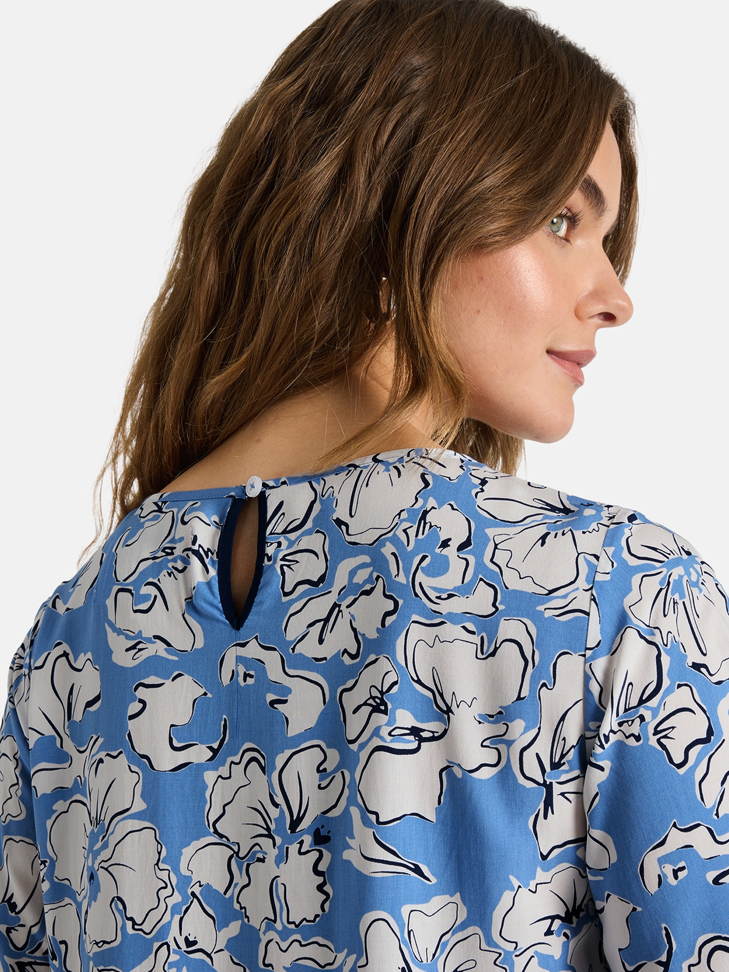 Lieblingsstück Shirtbluse »ReneeL« mit Allover-Print, Rundhalsform
