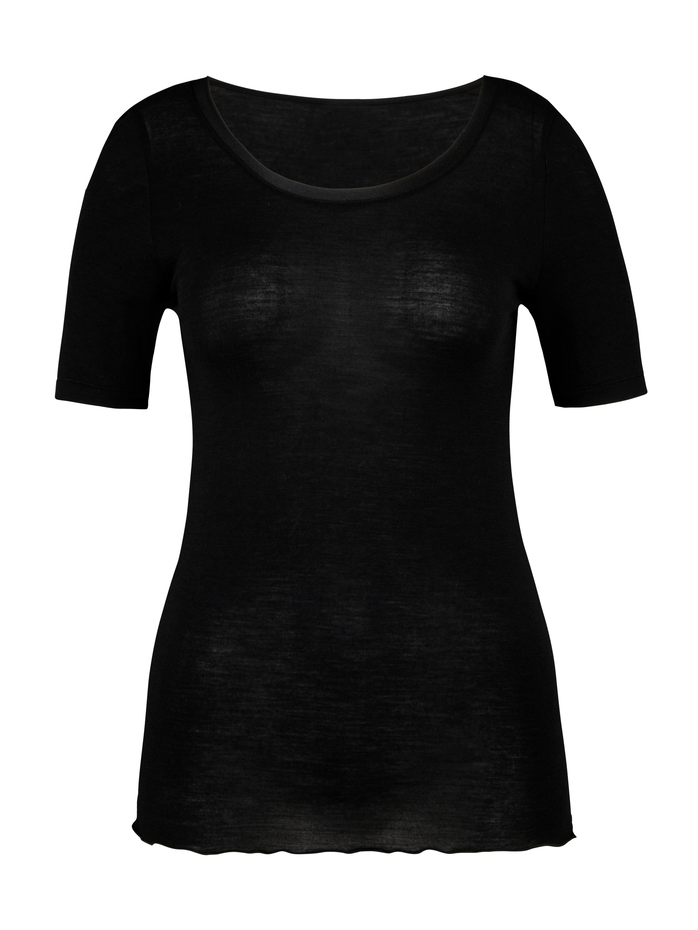 CALIDA Kurzarmshirt »True Confidence«, mit Satinbandeinfassung am Rundhalsausschnitt