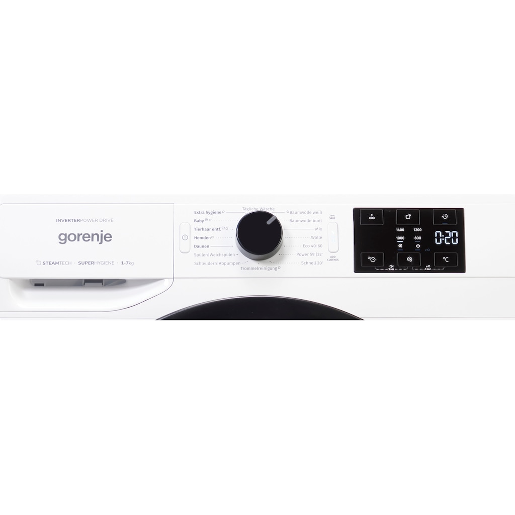 GORENJE Waschmaschine, WNEI74ADPS, 7 kg, 1400 U/min