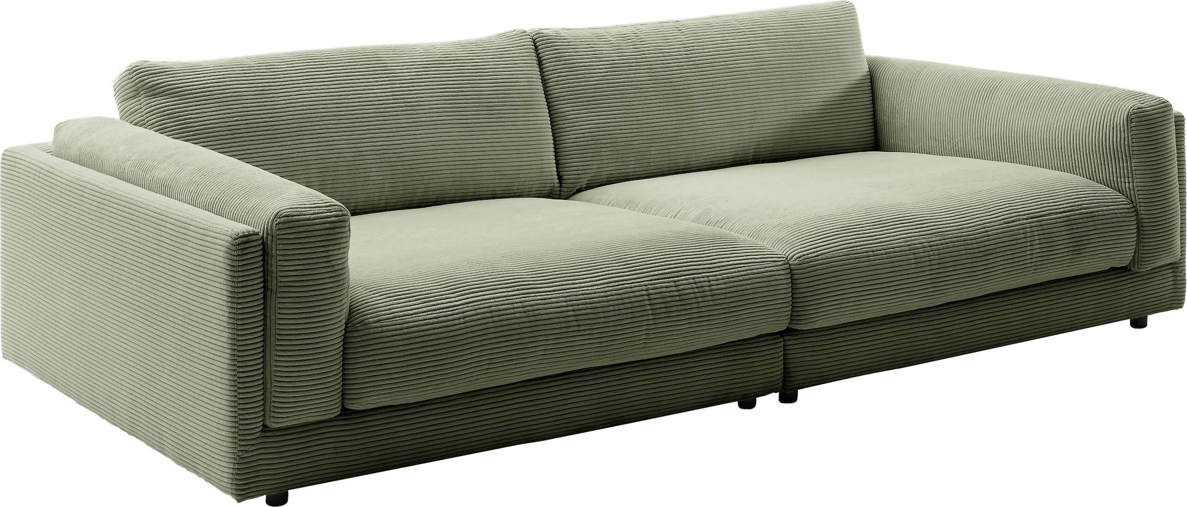 3C Candy Big-Sofa »Karalis mit extra großer Sitztiefe, elegantes Mega Sofa zum Relaxen,« auch in Cord- oder Leder-Bezug, lose Kissen, loungige Bequemlichkeit