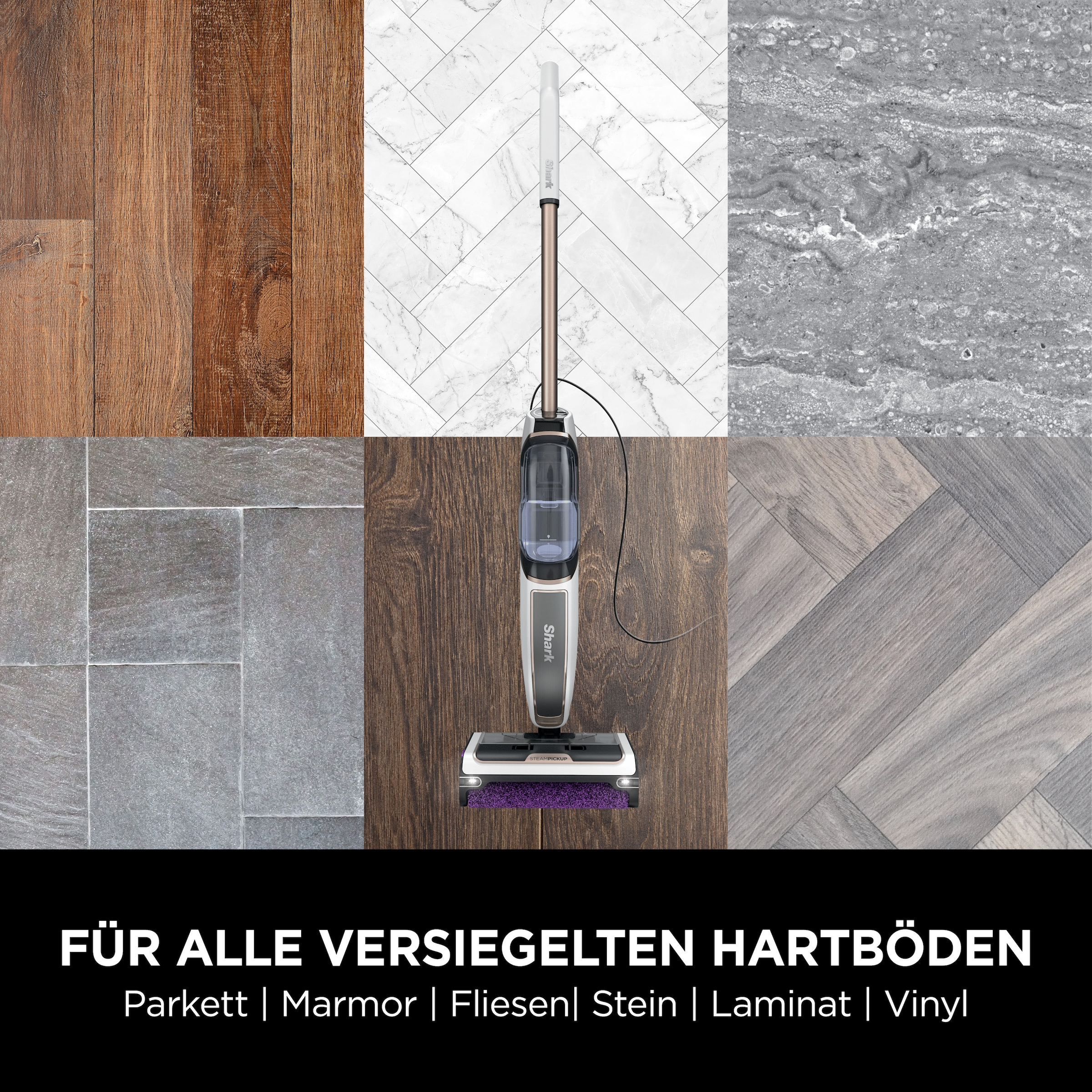 Shark Dampfreiniger »SteamPickUp SD200EU«