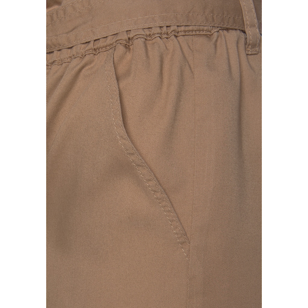 Buffalo Shorts, (mit Bindegürtel), im Paperbag-Stil