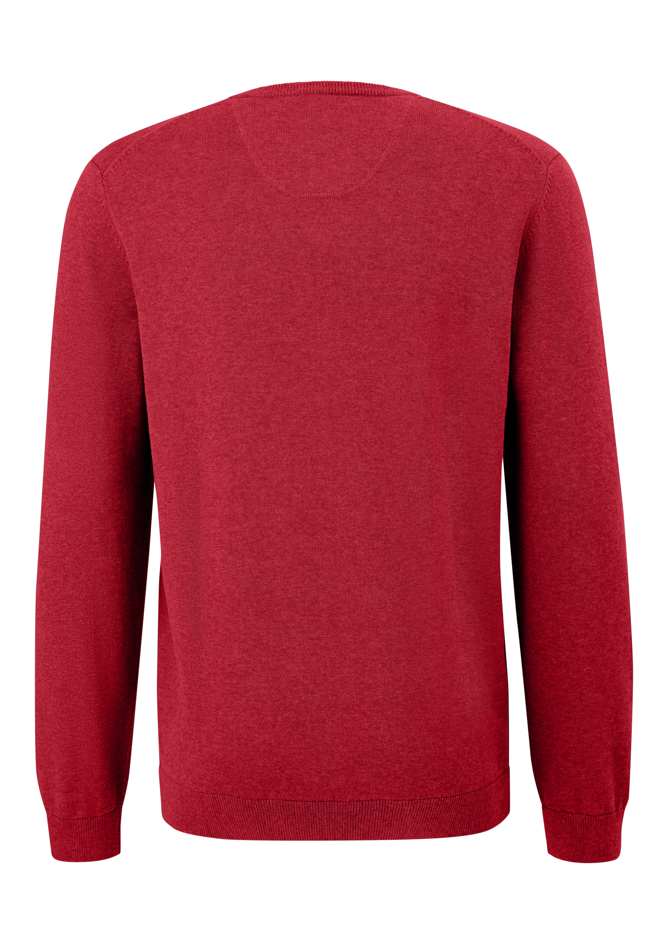 s.Oliver Strickpullover, in melierter Optik mit Logo-Stickerei