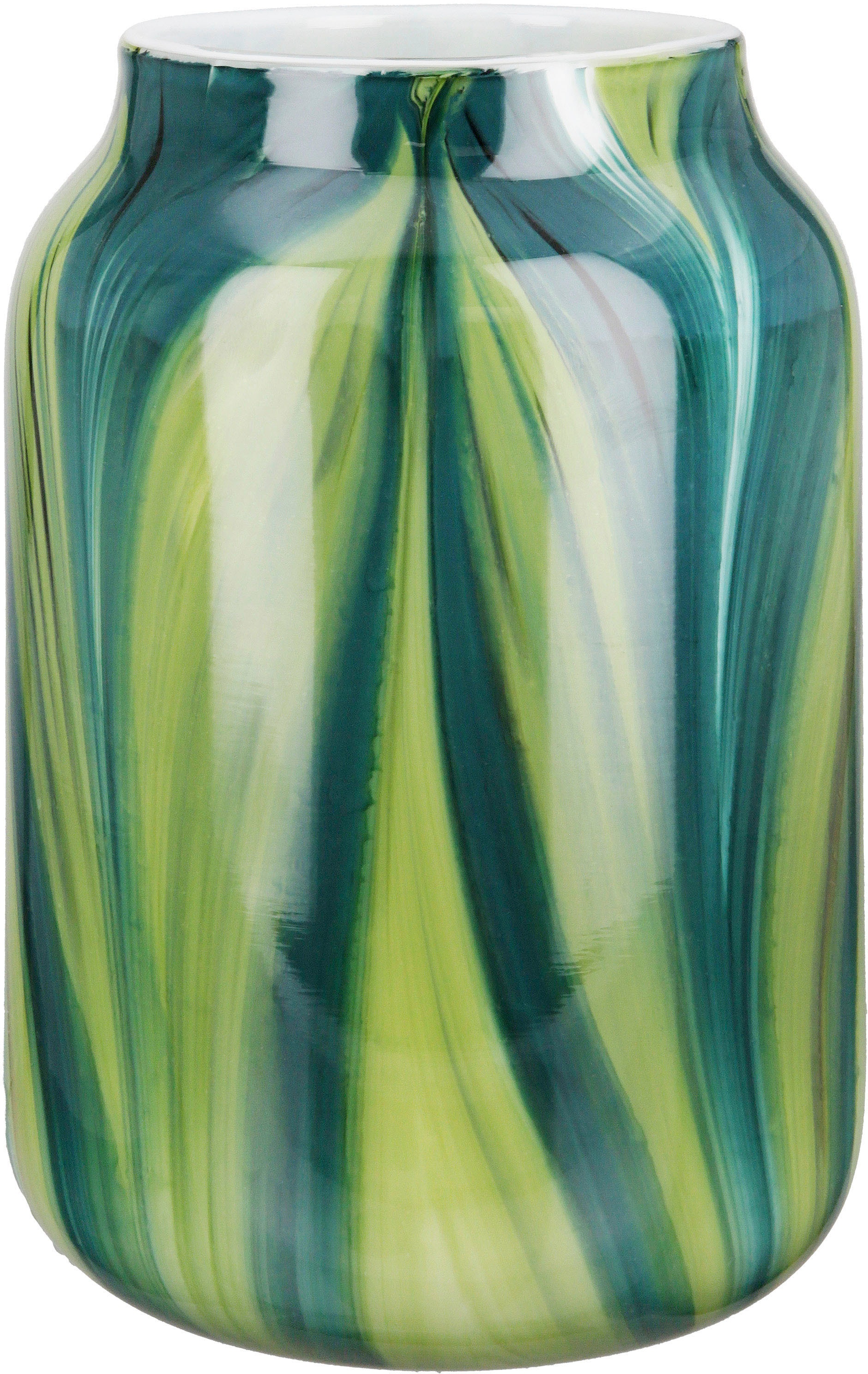Tischvase »Verdo, Höhe ca. 23,5 cm«, (1 St.), dekorative Vase aus Glas, Blumenvase