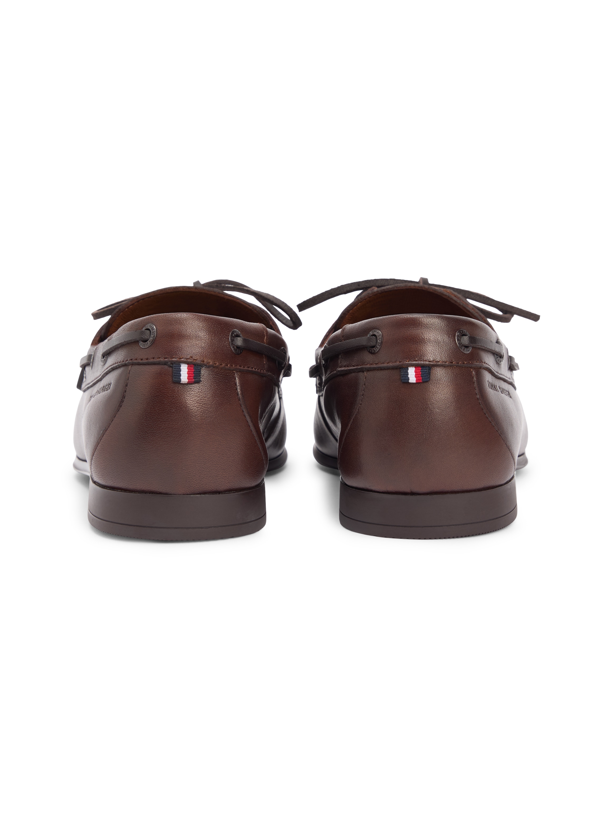 Tommy Hilfiger Bootsschuh »FLEXIBLE SLIM LEATHER BOAT SHOE«  Schnürschuh, Halbschuh mit Mokassinnaht