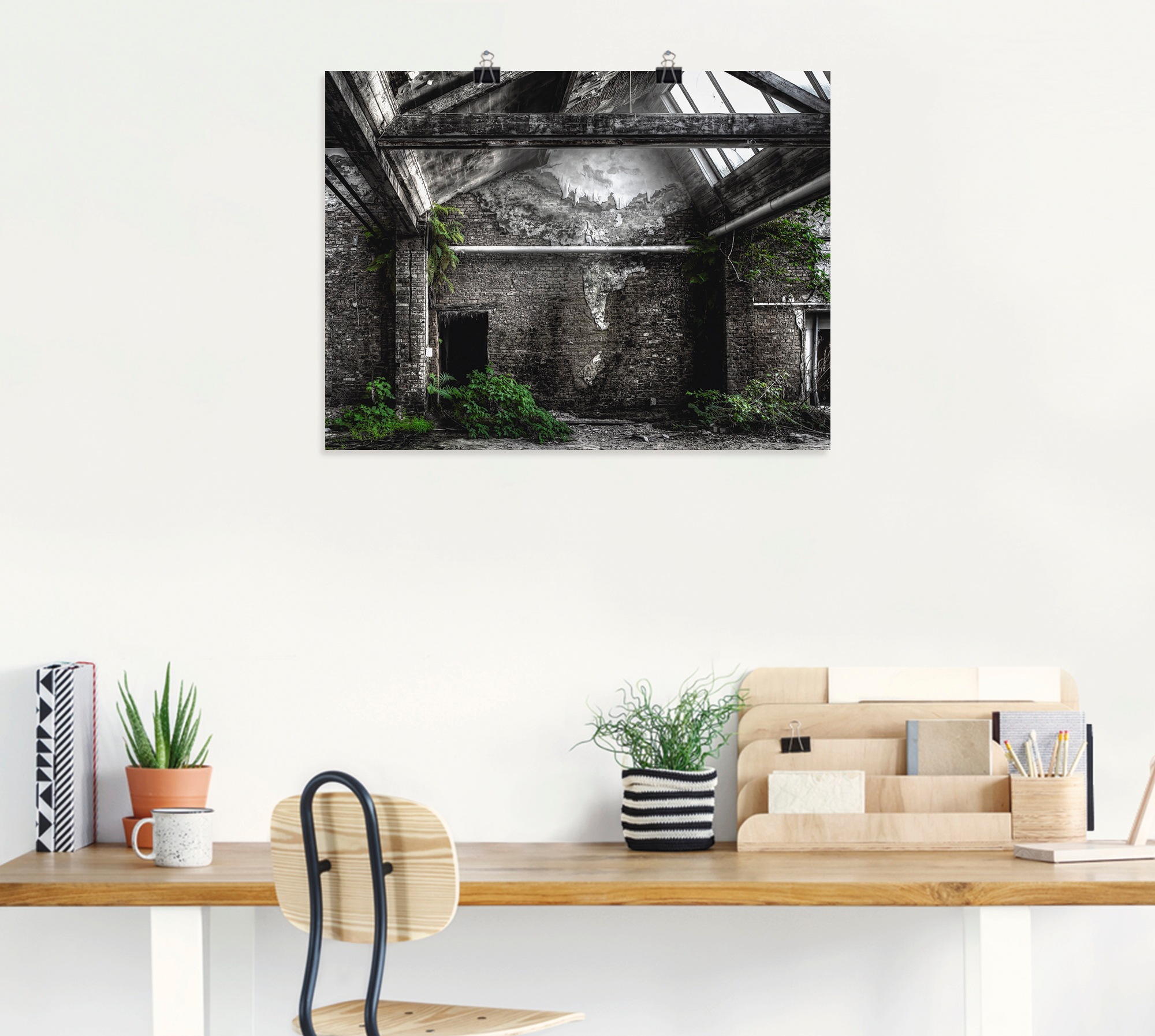 Artland Poster »Lost Place - alte Fabrik« Architektonische Elemente 1 Stk. tlg. ohne Rahmen