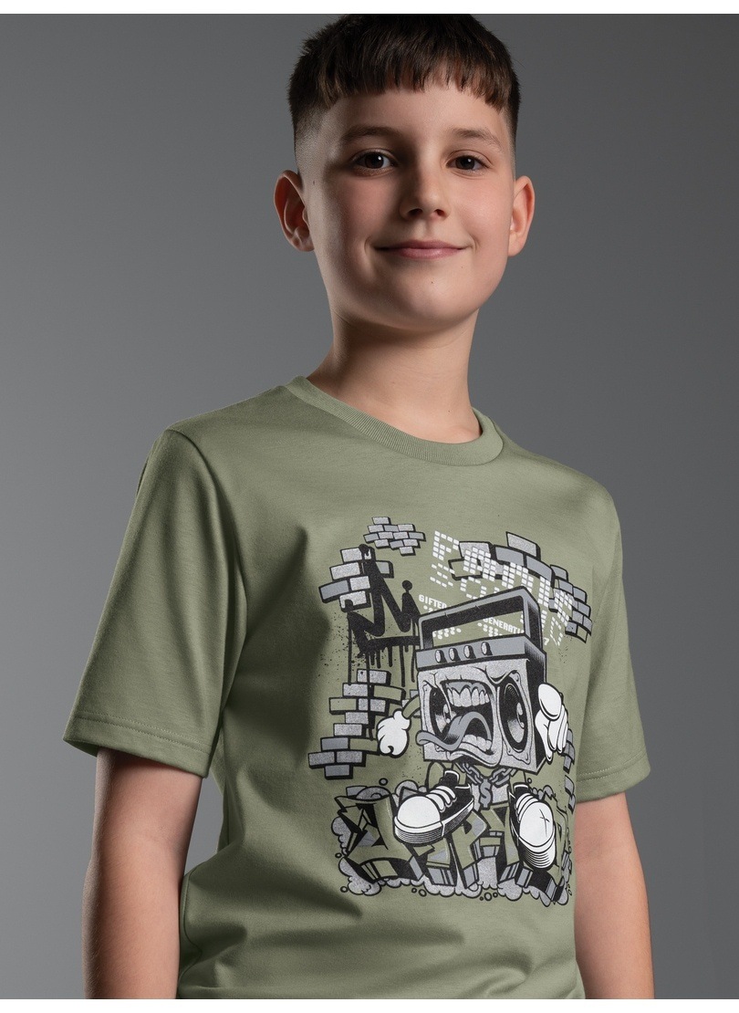 Trigema T-Shirt »TRIGEMA T Shirt mit Printmotiv "Music-Box"« 1